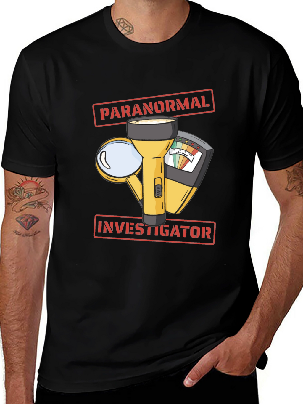 Paranormal Investigator Graphic T-Shirt