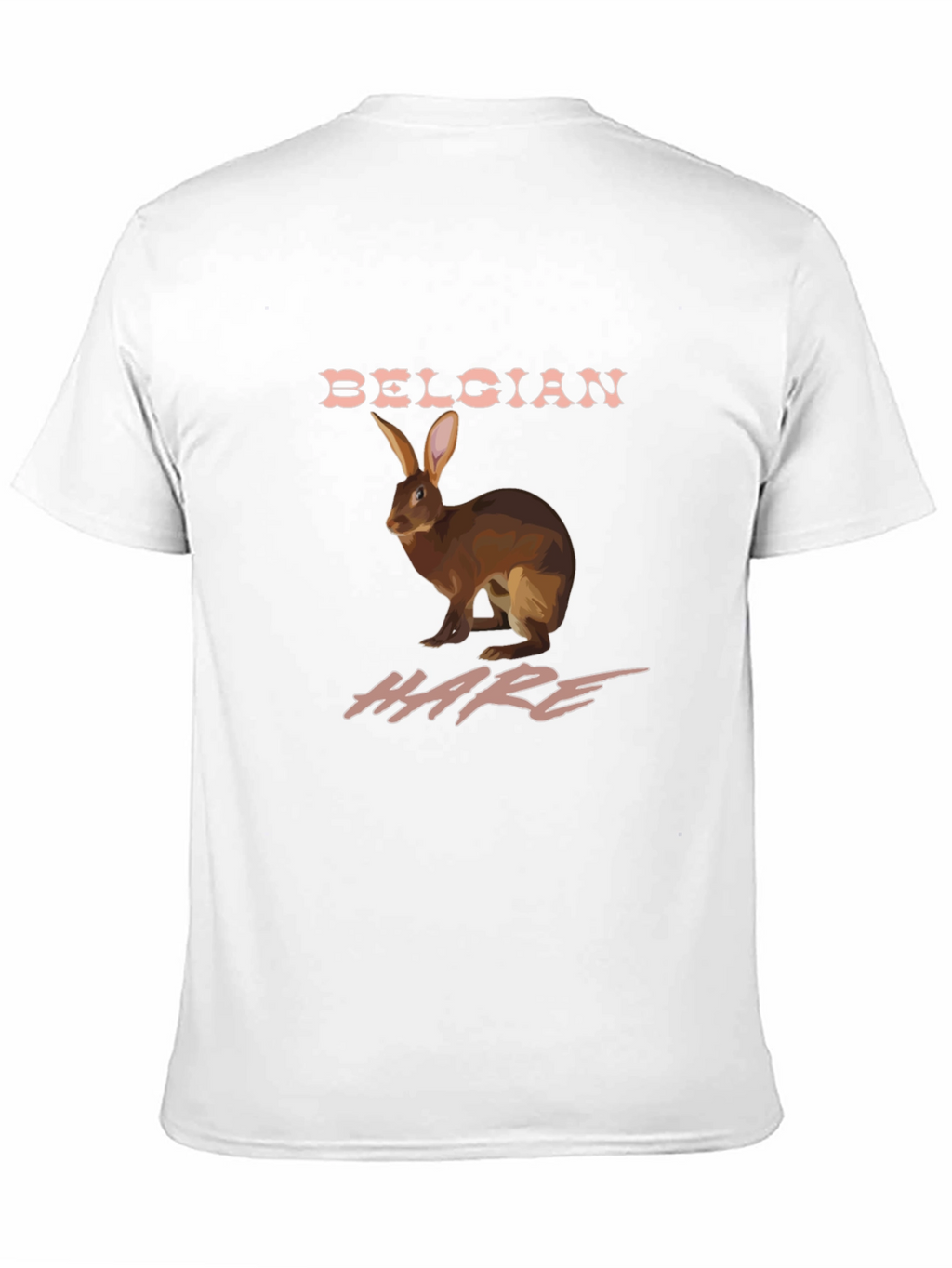 Belgian Hare Graphic Tee - Unique Animal Lover Design