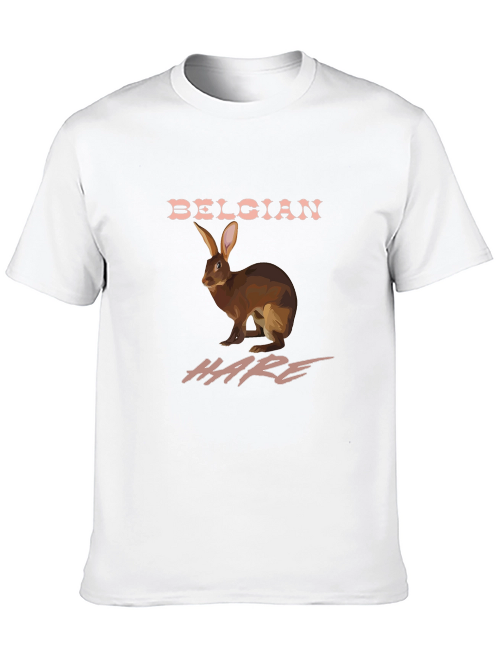 Belgian Hare Graphic Tee - Unique Animal Lover Design