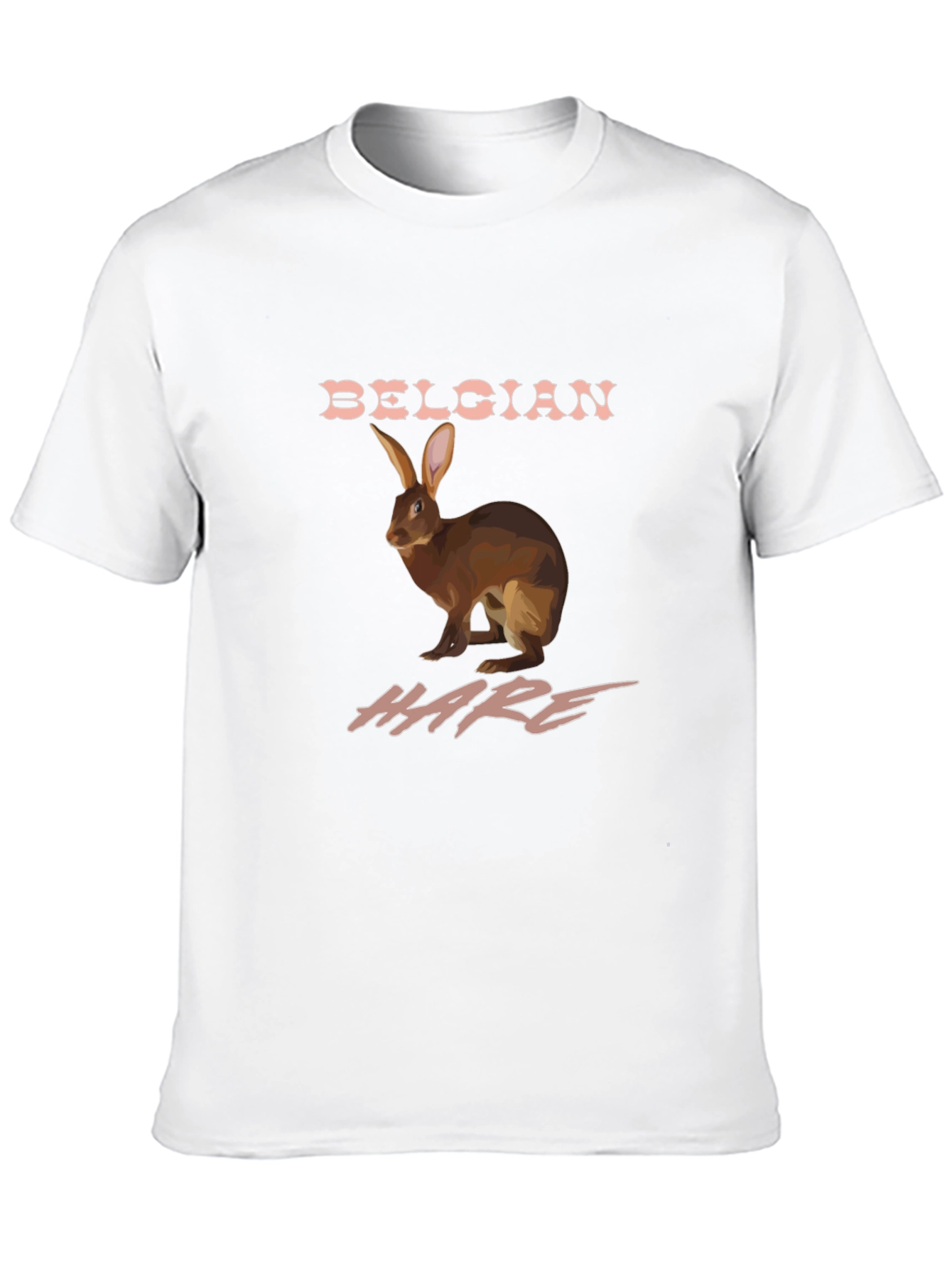 Belgian Hare Graphic Tee - Unique Animal Lover Design