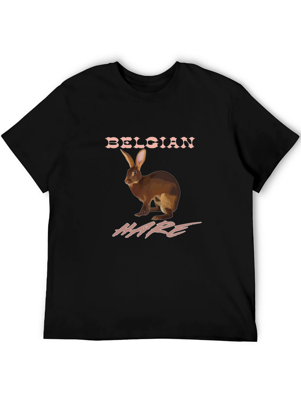Belgian Hare Graphic Tee - Unique Animal Lover Design