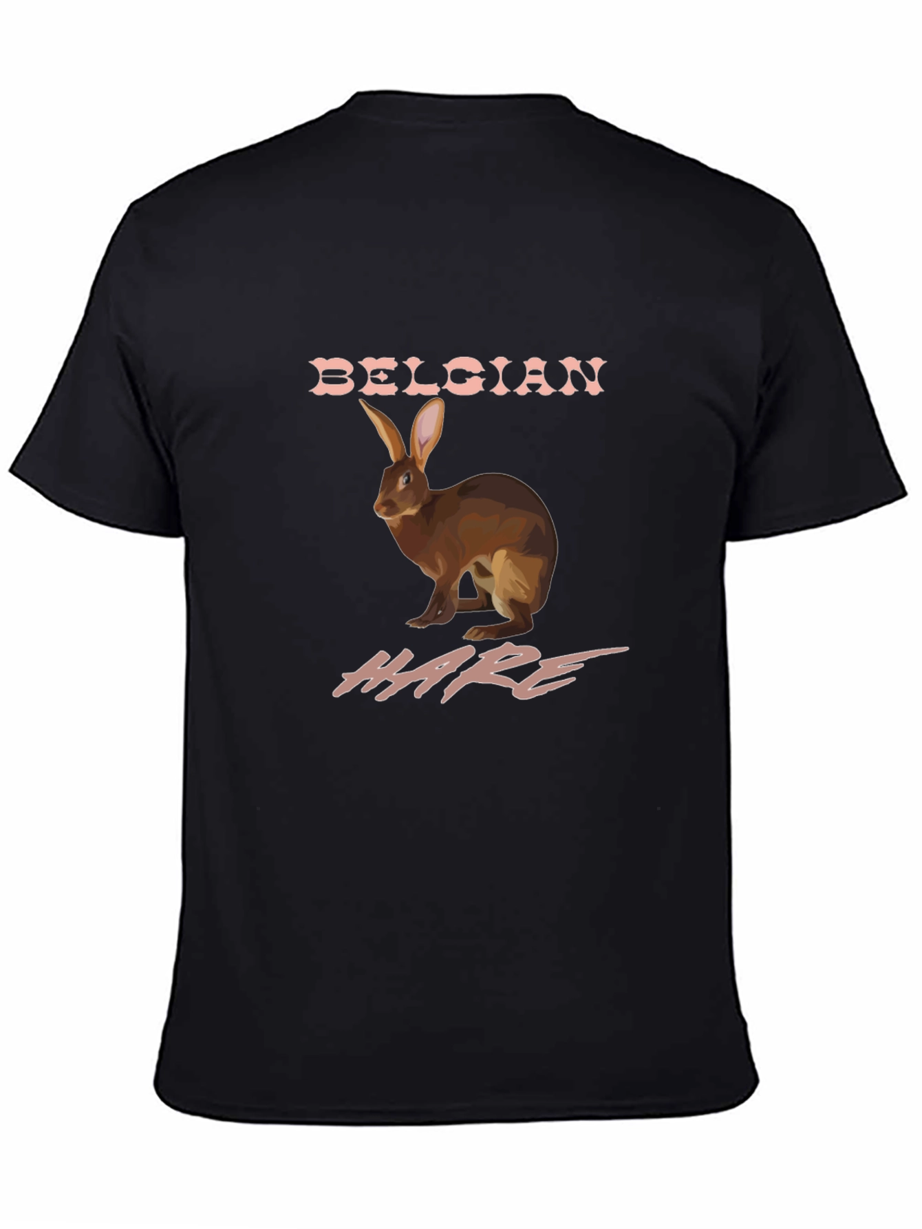 Belgian Hare Graphic Tee - Unique Animal Lover Design