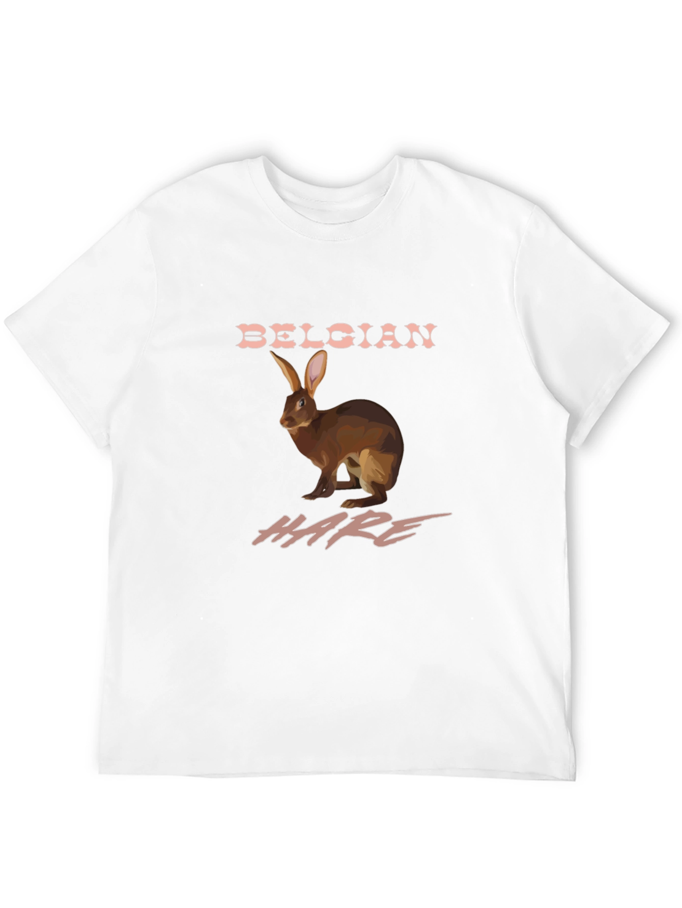 Belgian Hare Graphic Tee - Unique Animal Lover Design