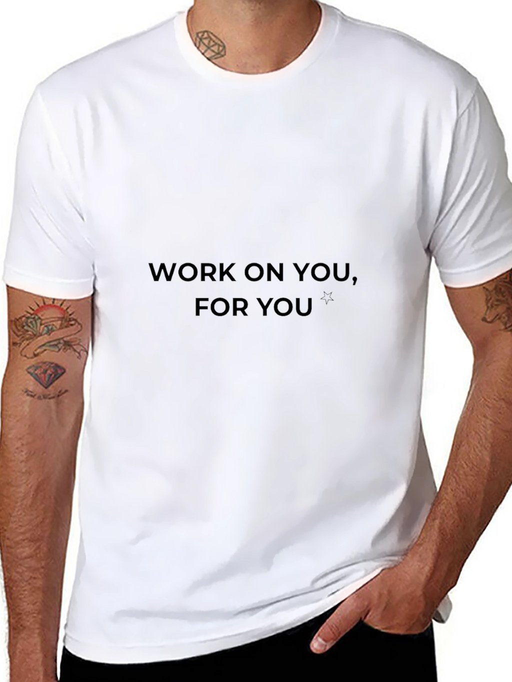 Work On You For You Black T-Shirt