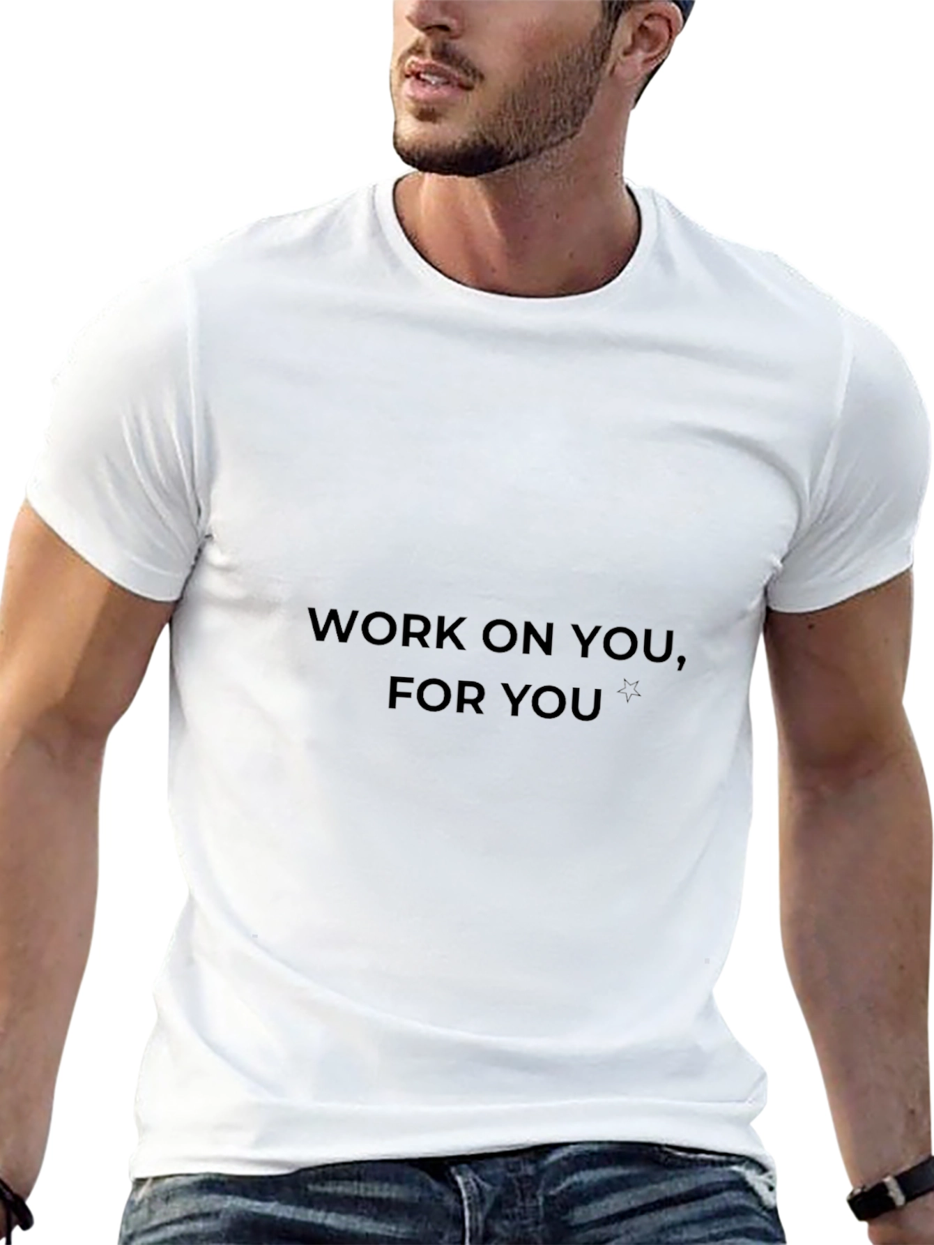 Work On You For You Black T-Shirt