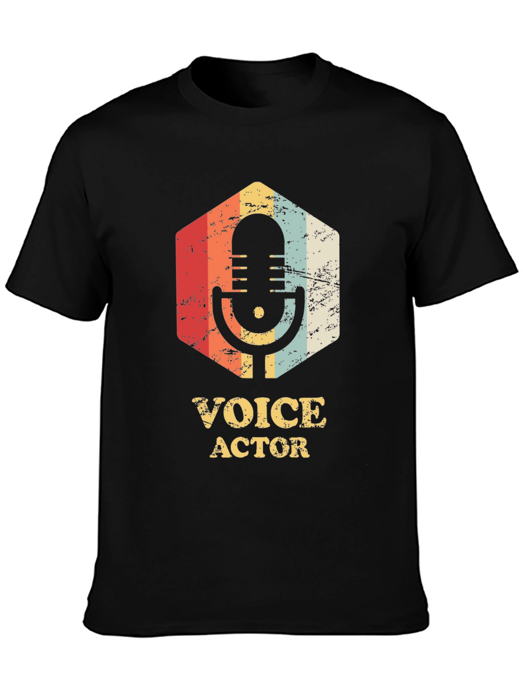 Voice Actor Retro Graphic T-Shirt