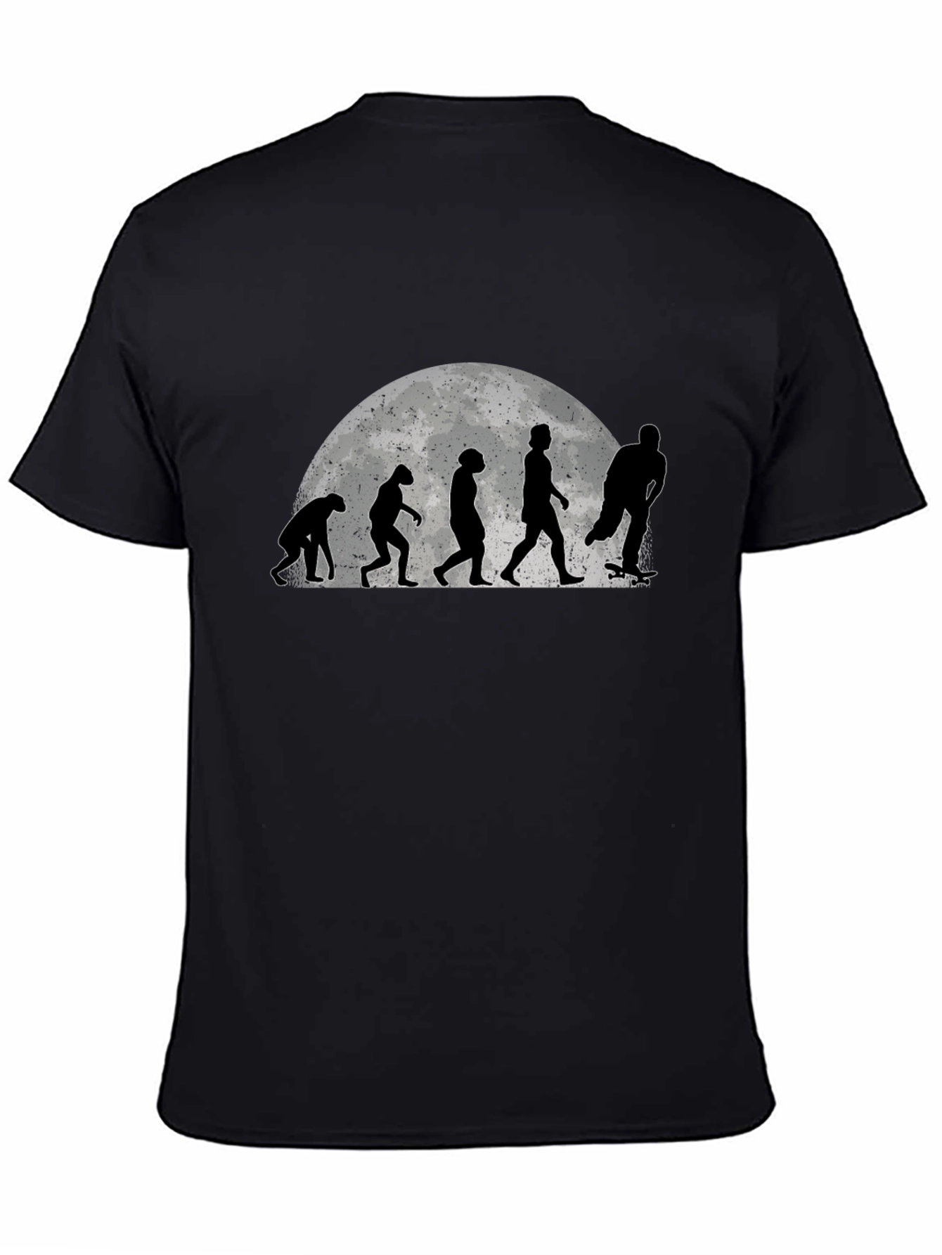 Skate Evolution Graphic Tee - Black