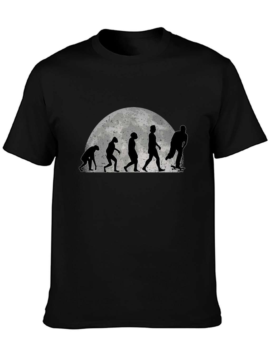 Skate Evolution Graphic Tee - Black