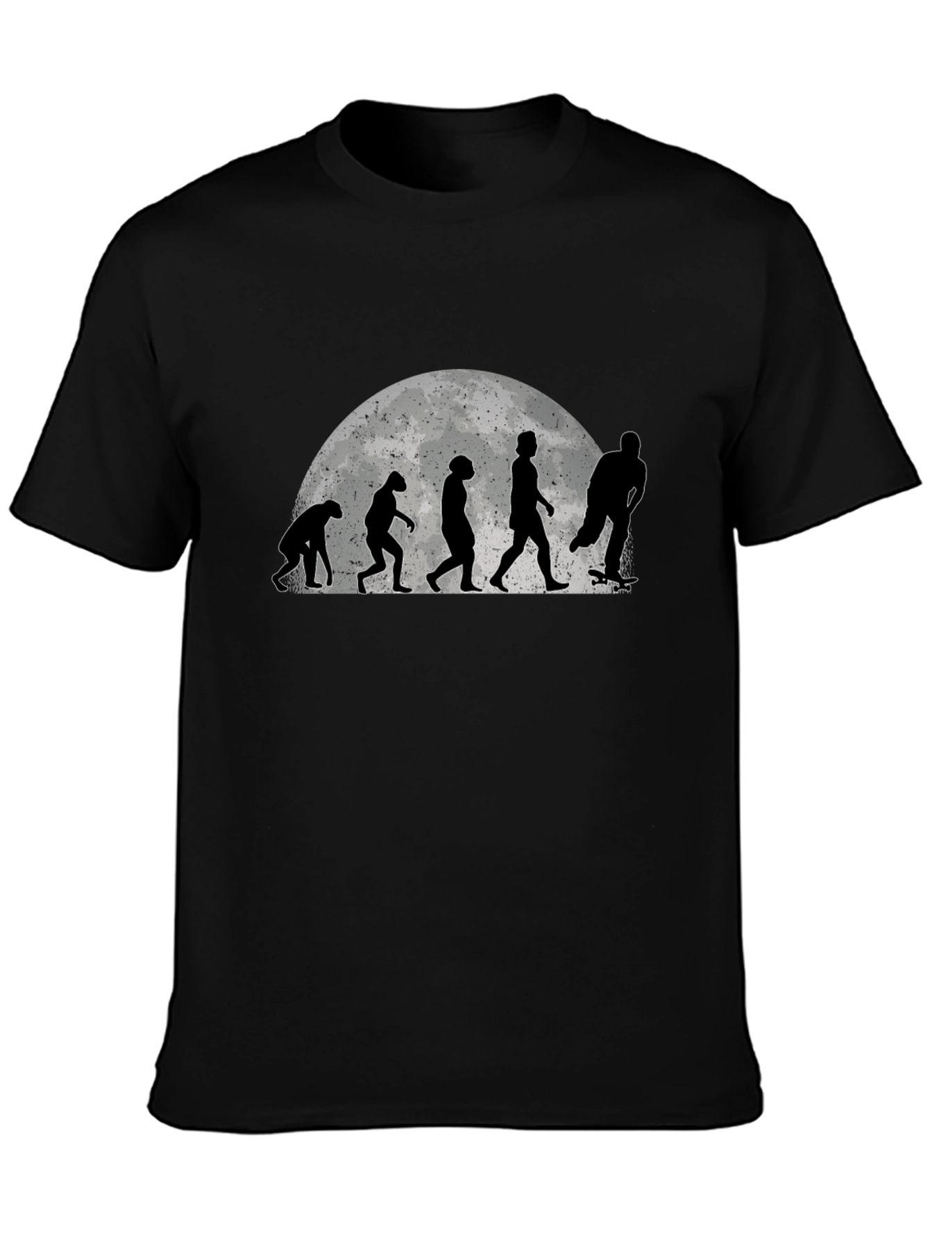 Skate Evolution Graphic Tee - Black