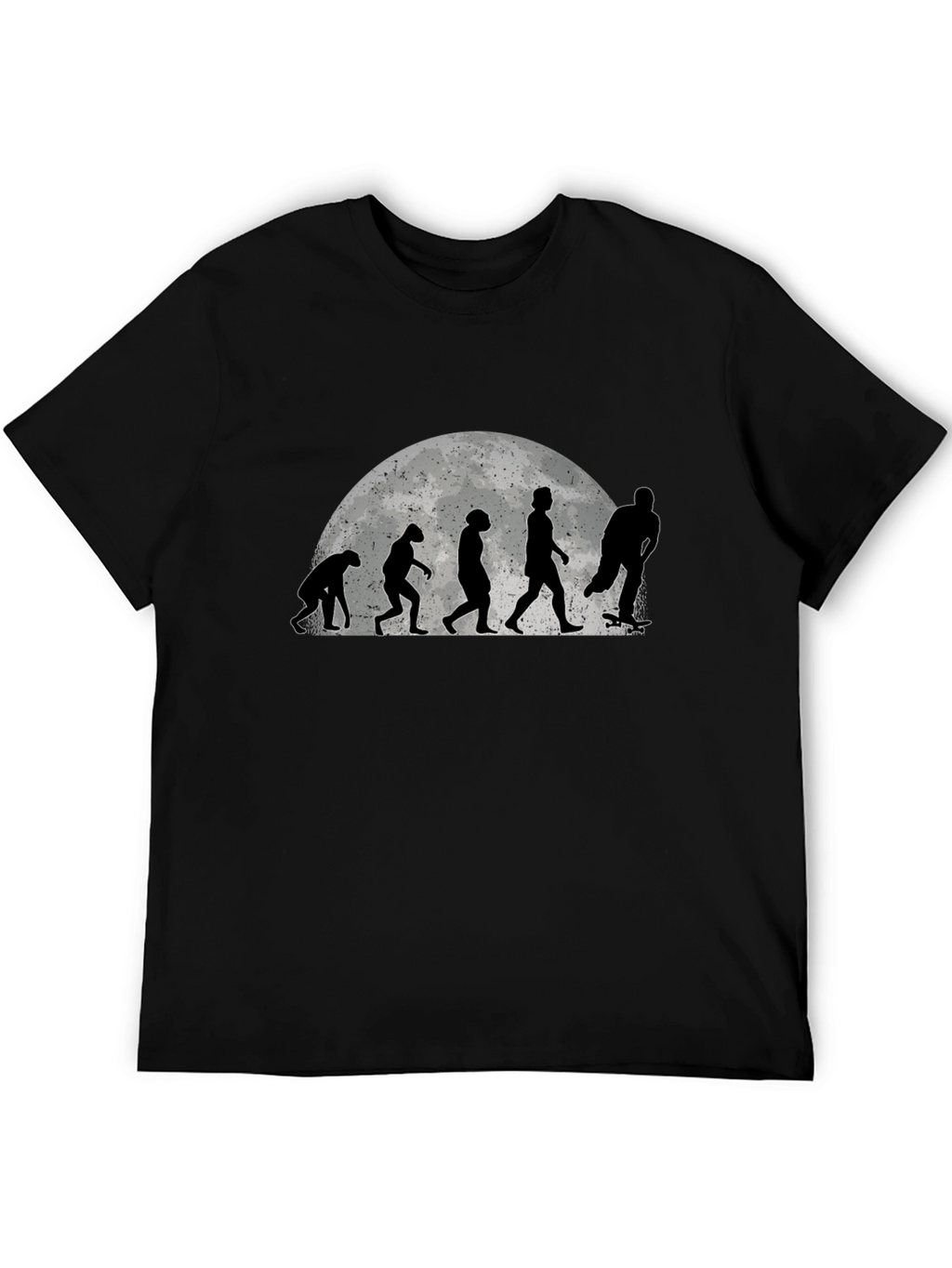 Skate Evolution Graphic Tee - Black