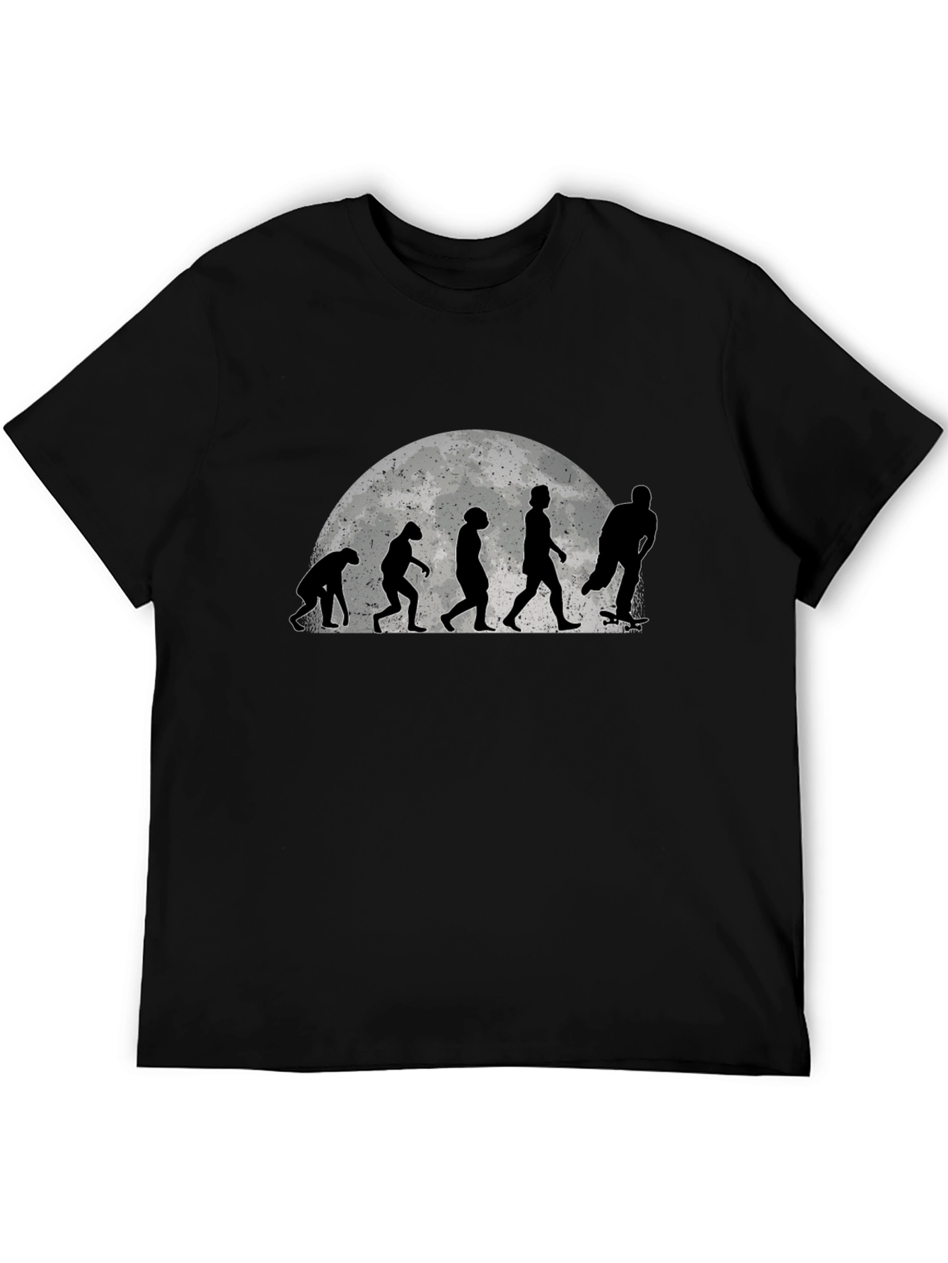 Skate Evolution Graphic Tee - Black