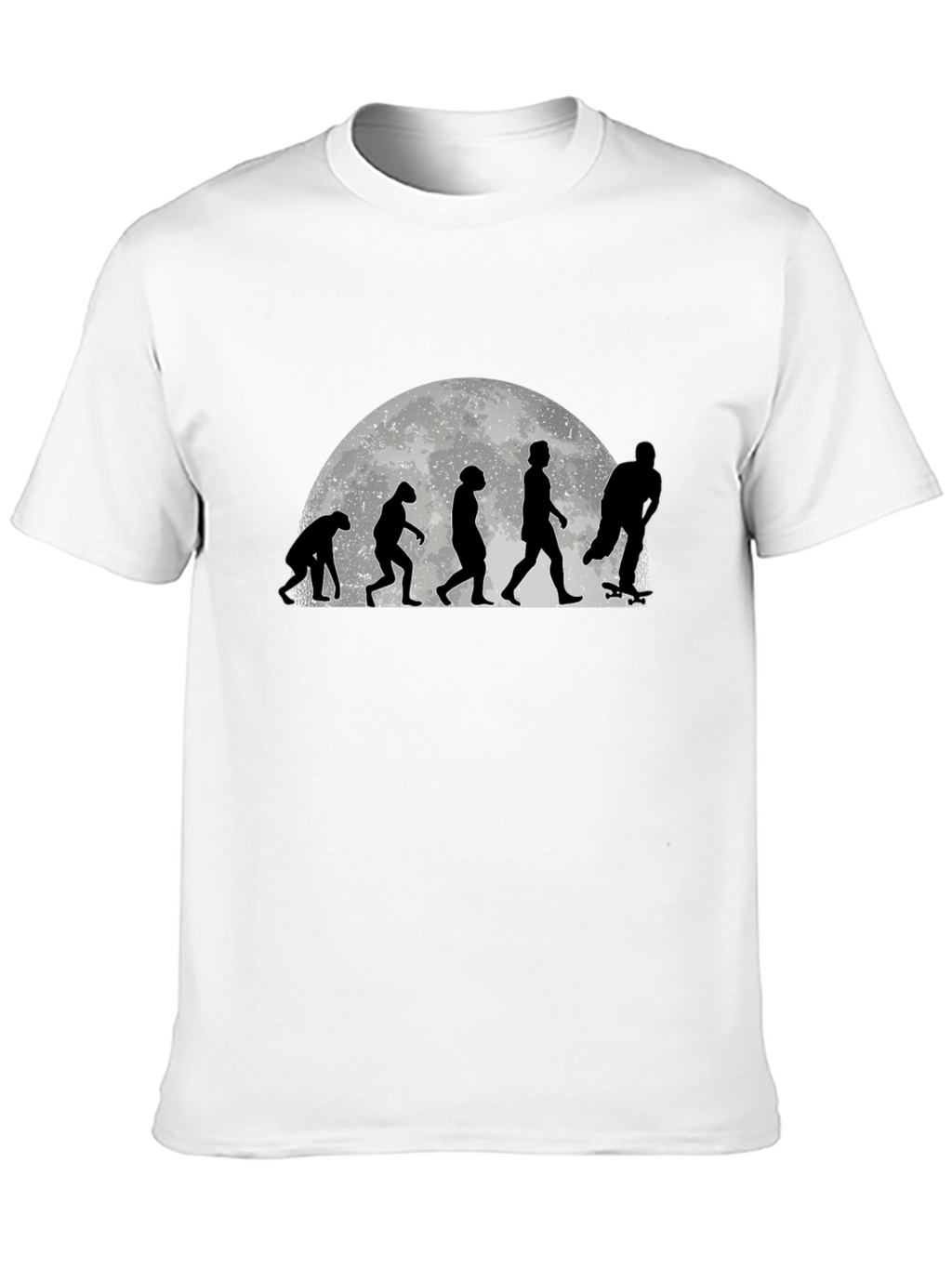 Skate Evolution Graphic Tee - Black
