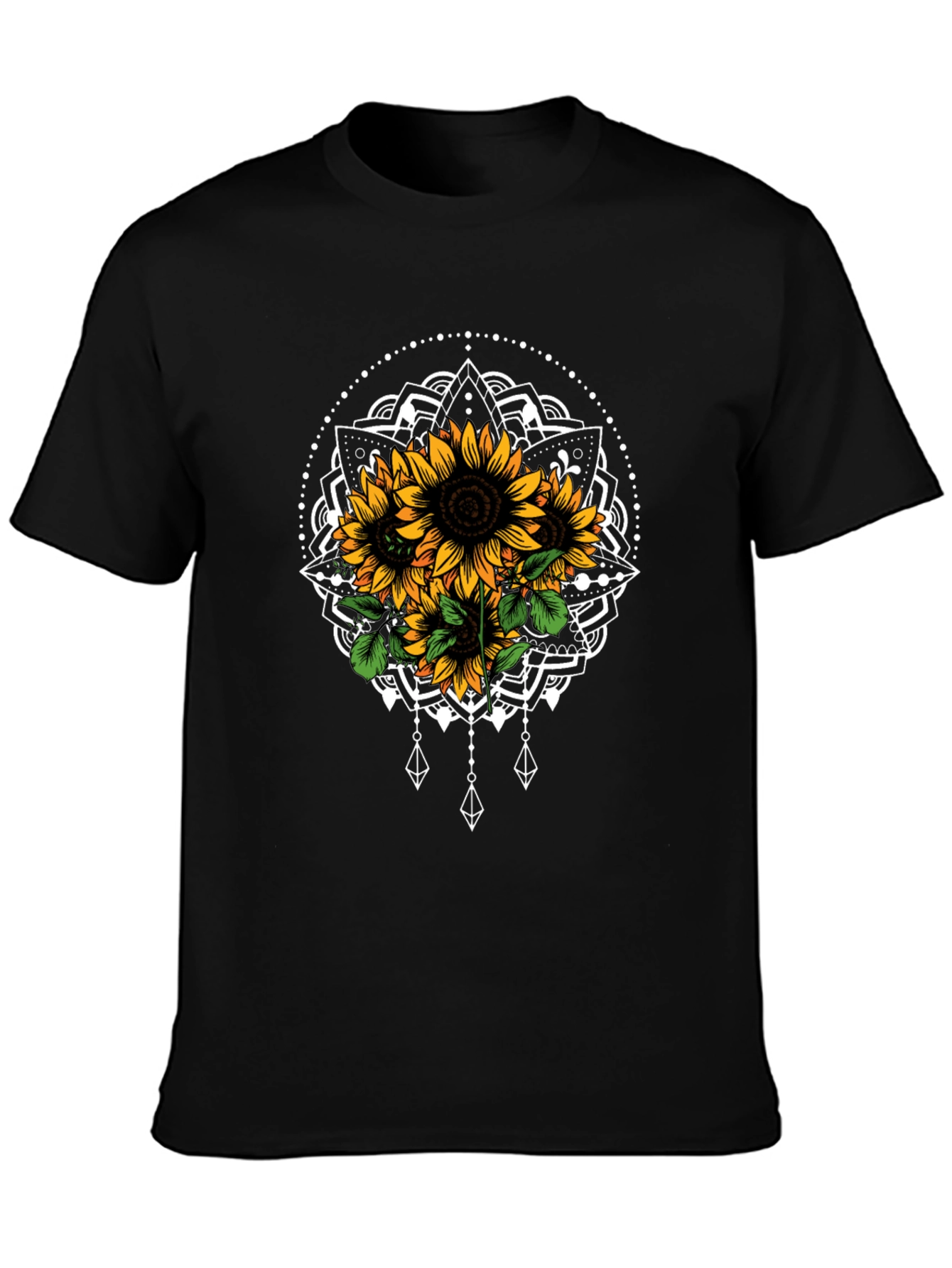 Sunflower Mandala Graphic Tee
