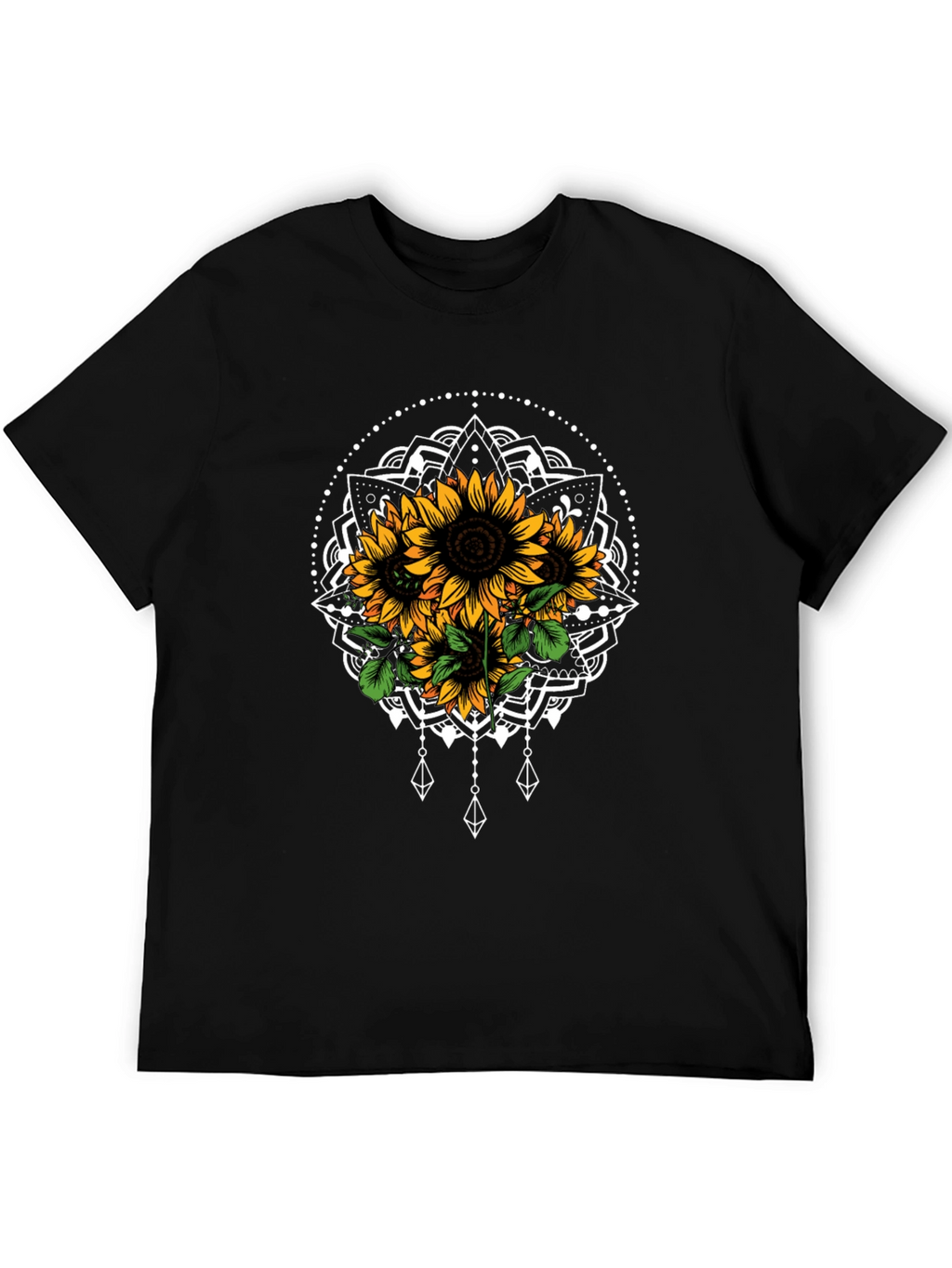Sunflower Mandala Graphic Tee