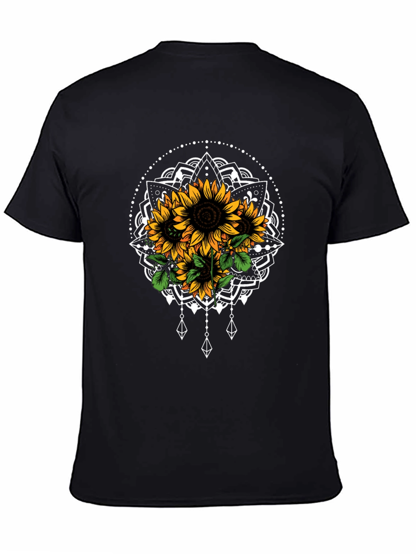 Sunflower Mandala Graphic Tee