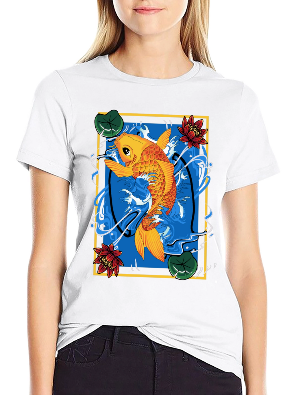 Koi Fish Graphic Tee