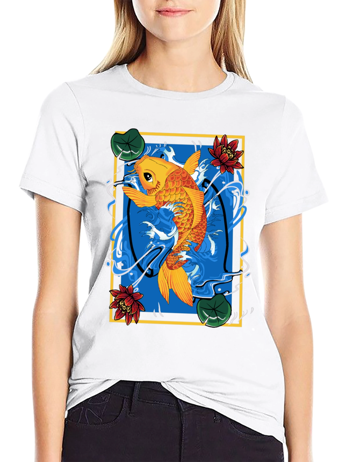 Koi Fish Graphic Tee