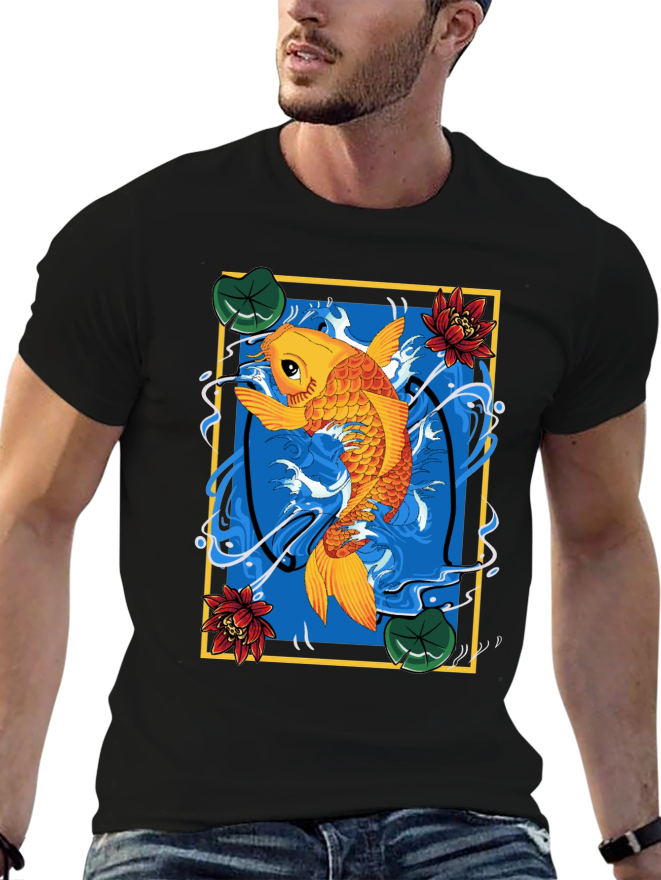 Koi Fish Graphic Tee