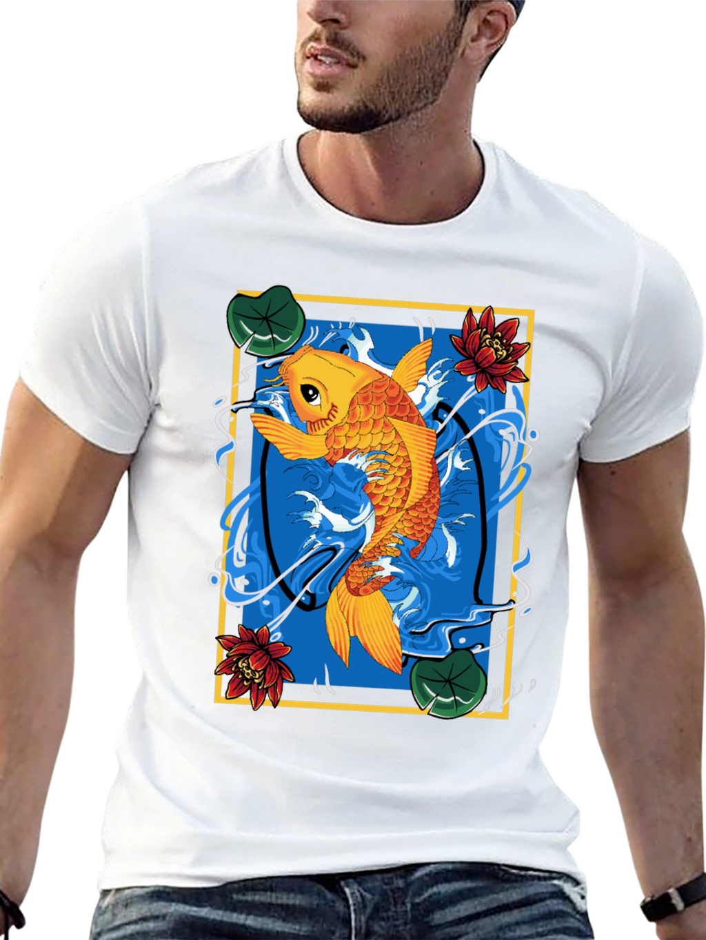 Koi Fish Graphic Tee