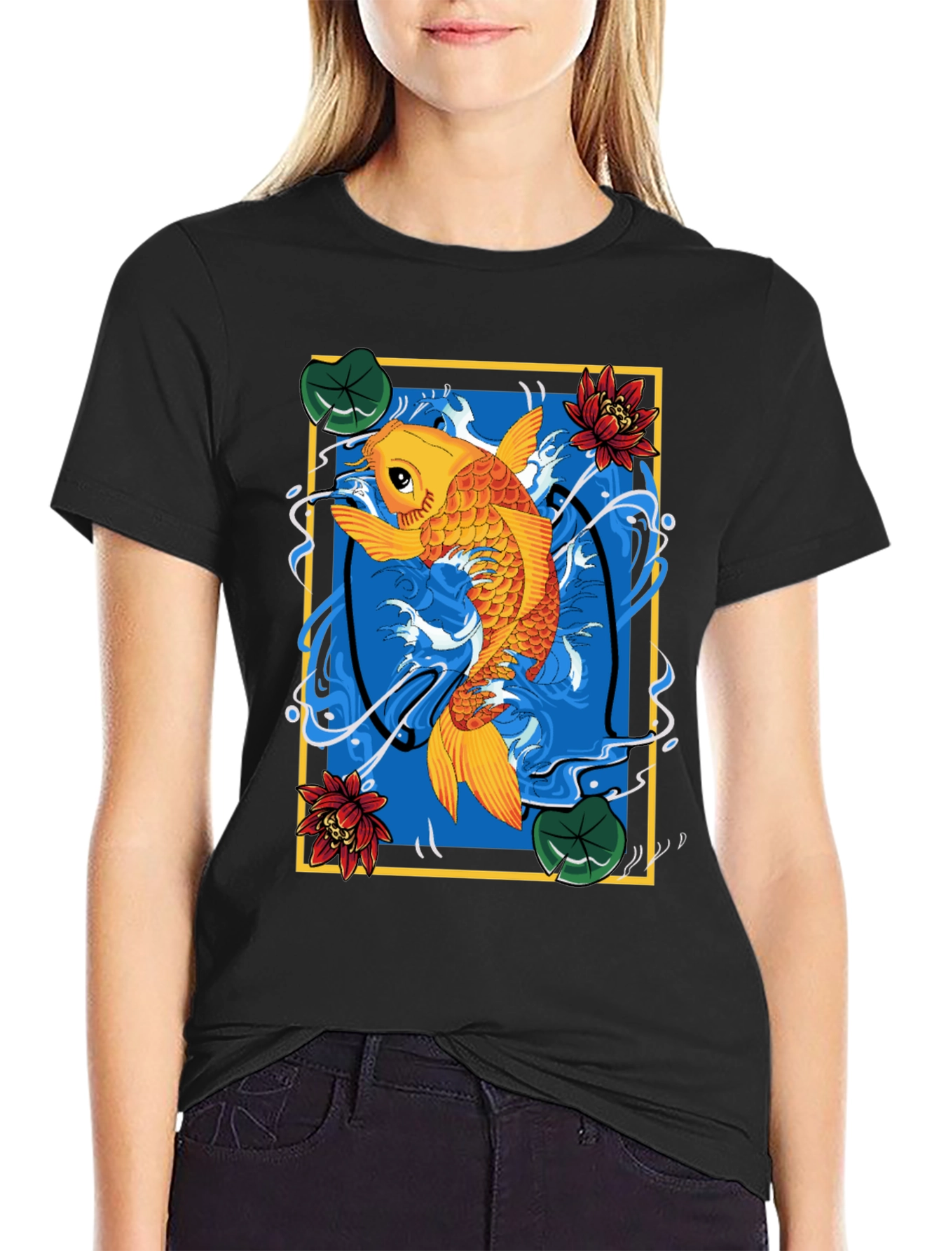 Koi Fish Graphic Tee