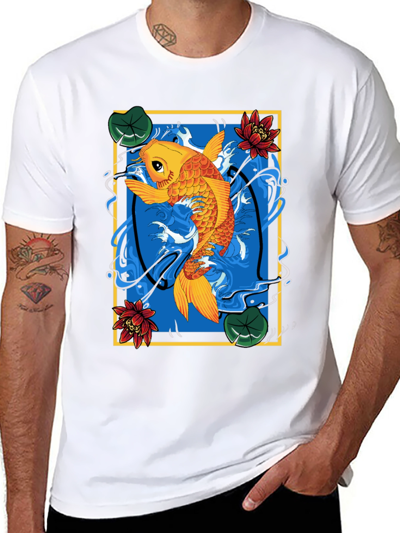 Koi Fish Graphic Tee