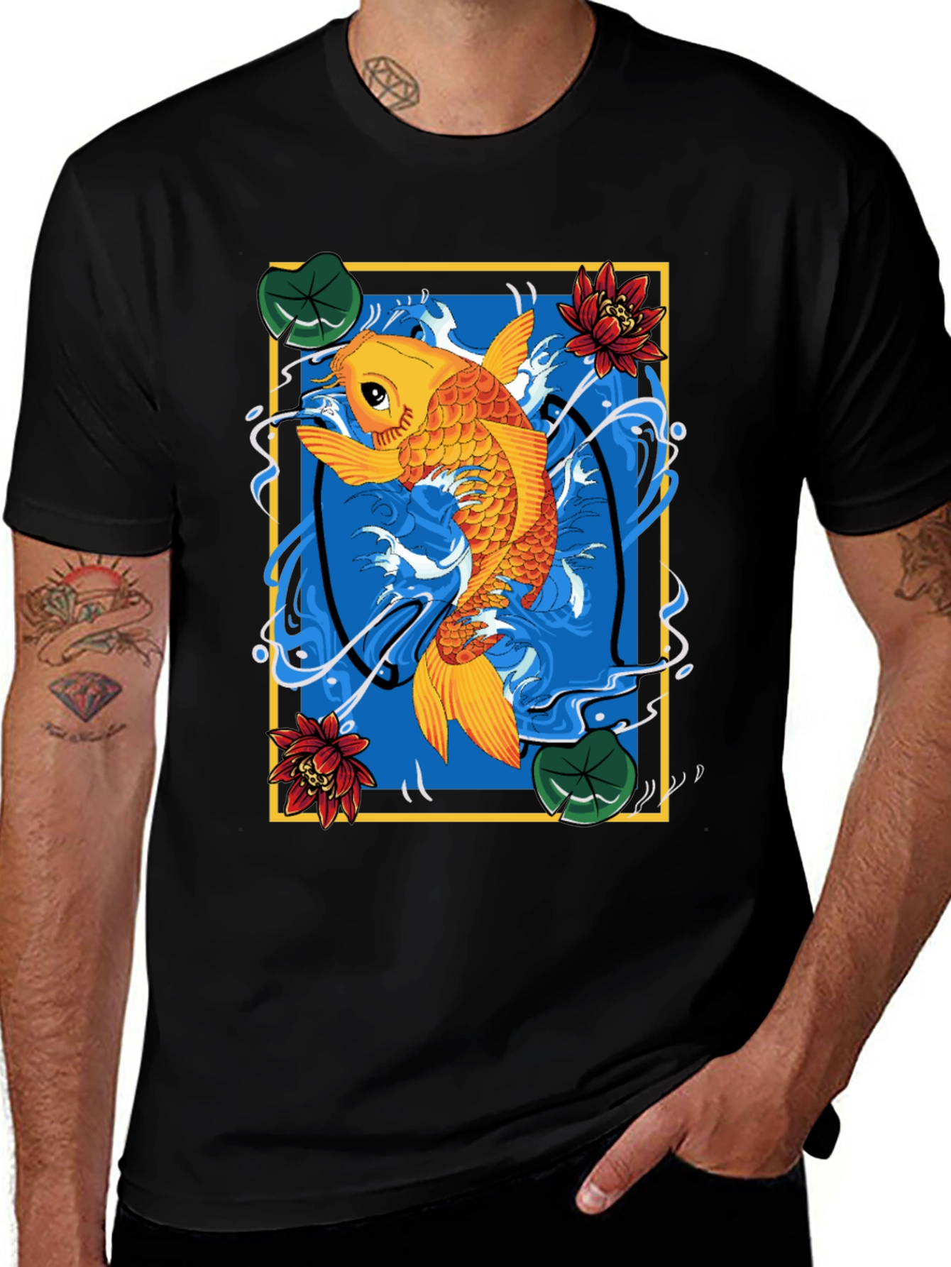 Koi Fish Graphic Tee