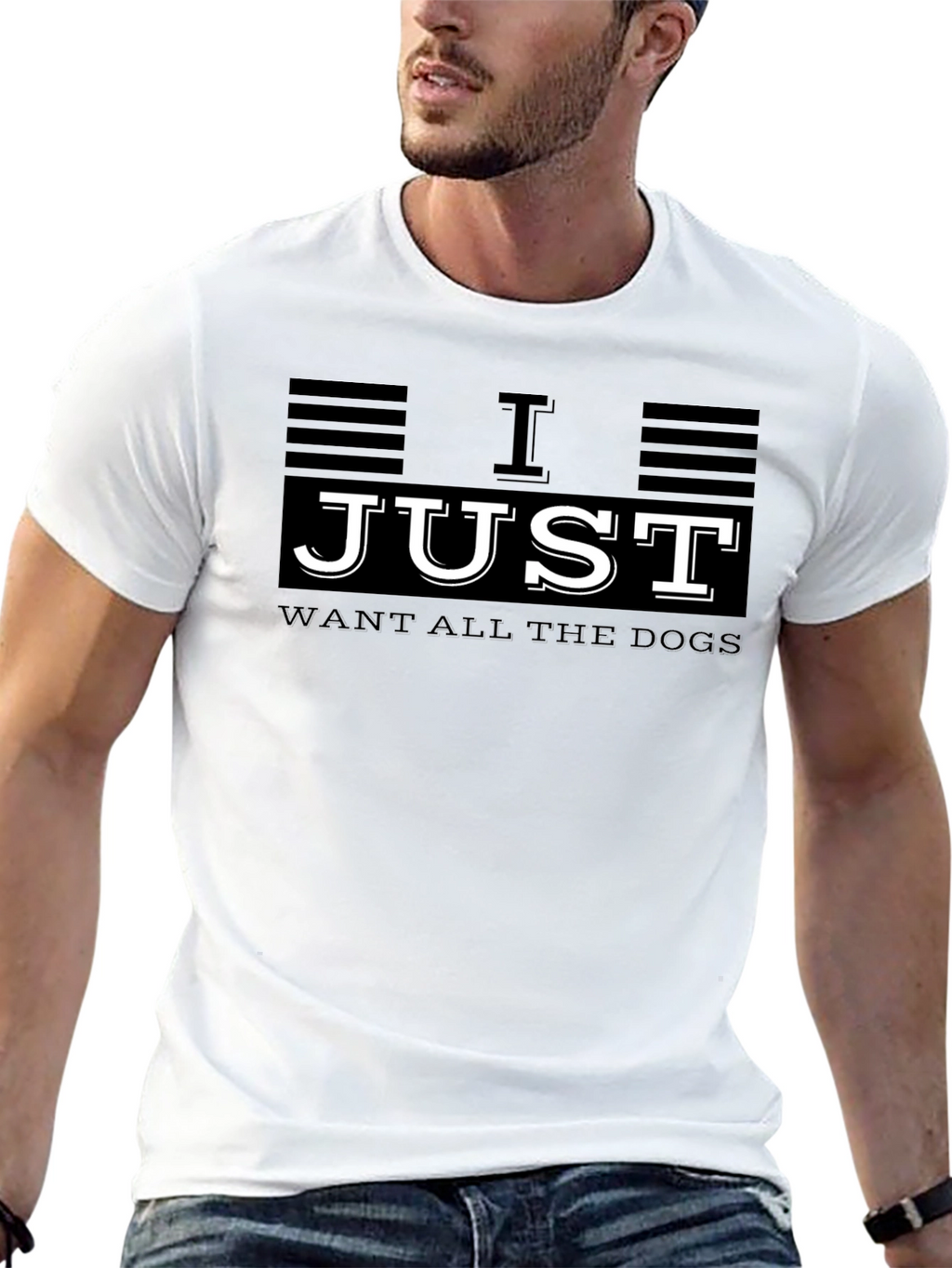I Just Want All The Dogs Graphic T-Shirt