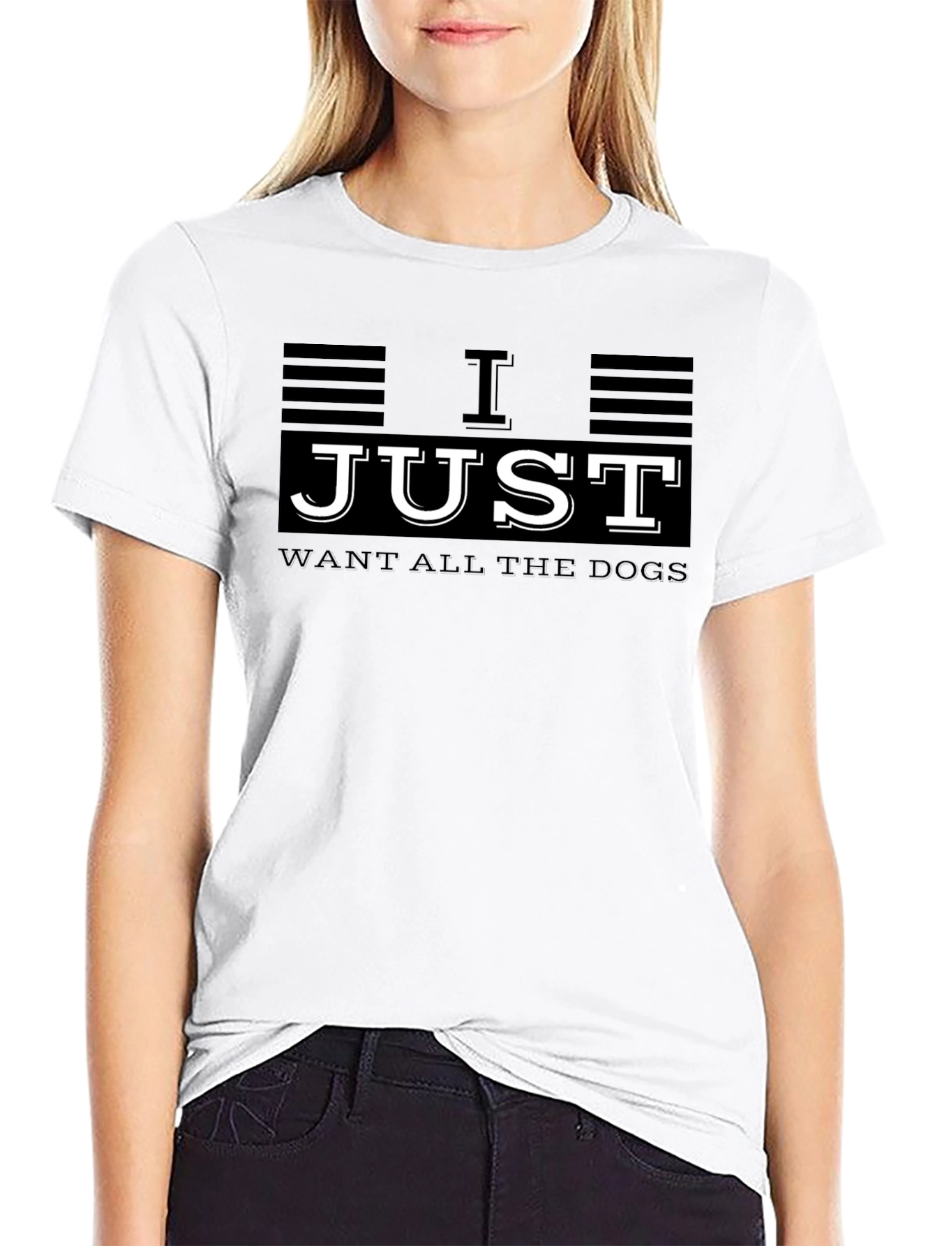 I Just Want All The Dogs Graphic T-Shirt