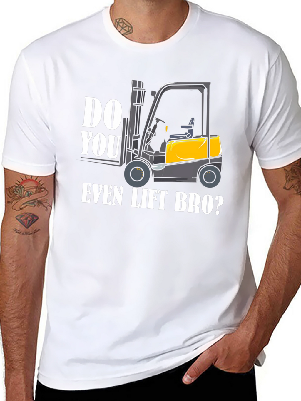 Do You Even Lift Bro Forklift Graphic Tee