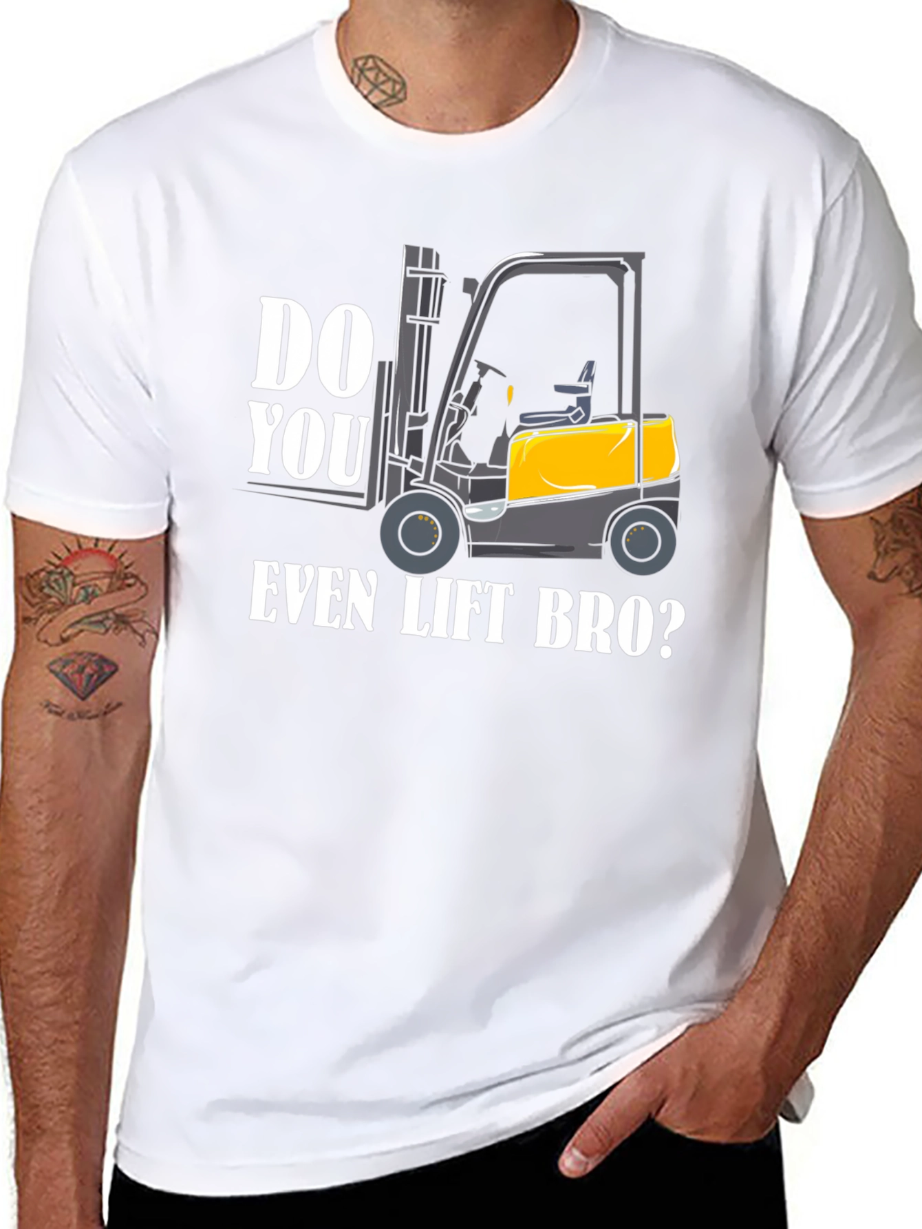 Do You Even Lift Bro Forklift Graphic Tee
