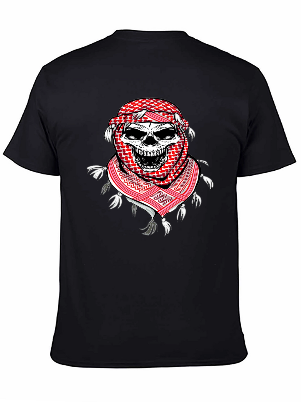Skull Keffiyeh T-Shirt: Unique Graphic Tee