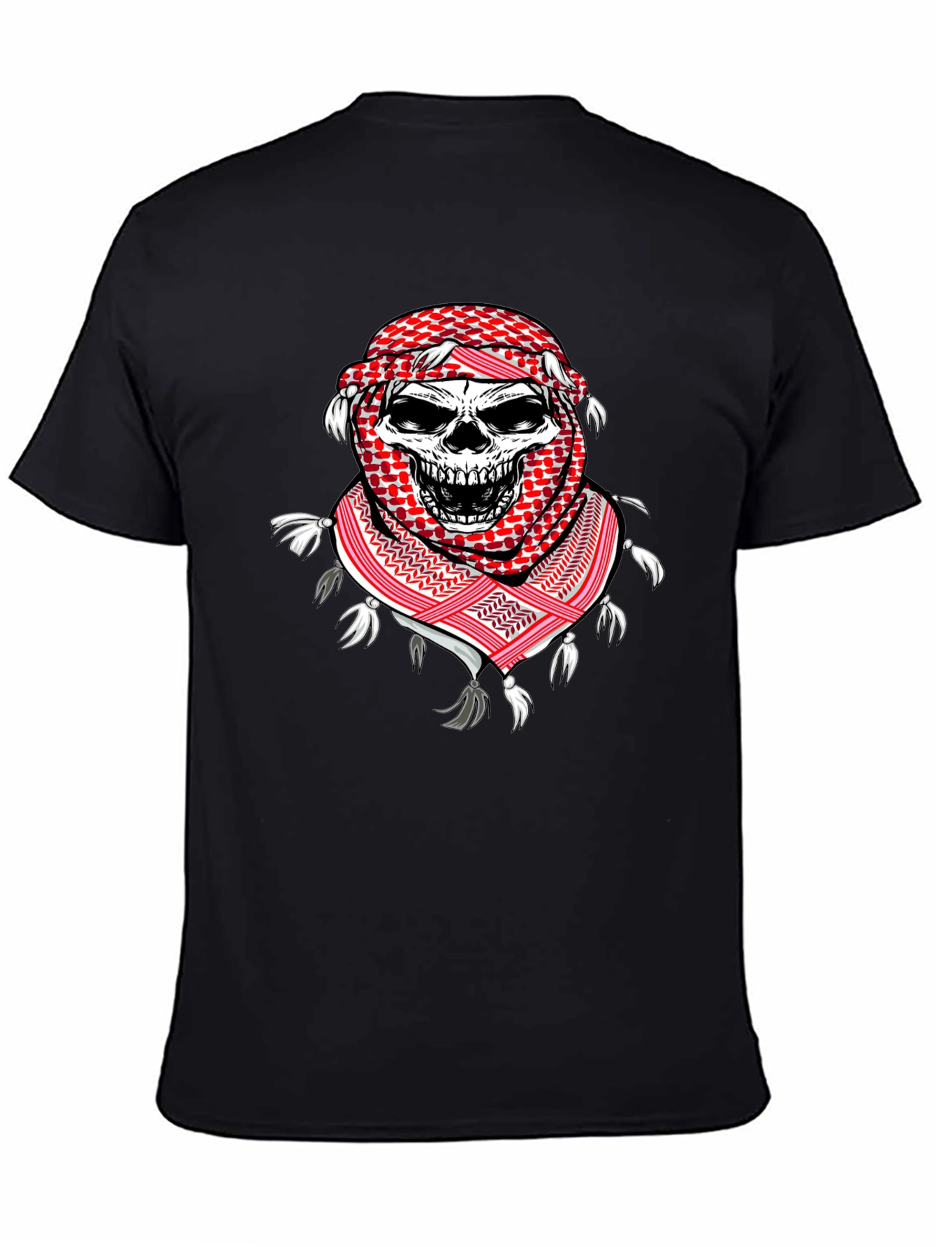Skull Keffiyeh T-Shirt: Unique Graphic Tee