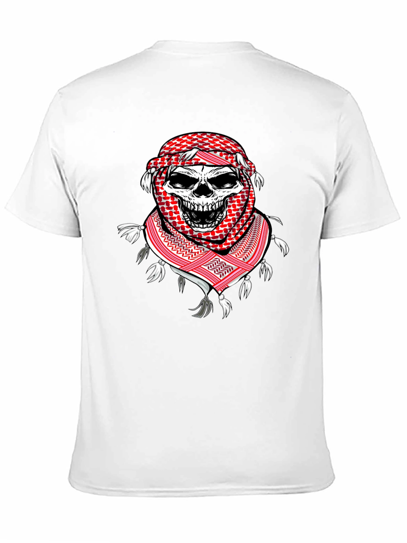 Skull Keffiyeh T-Shirt: Unique Graphic Tee