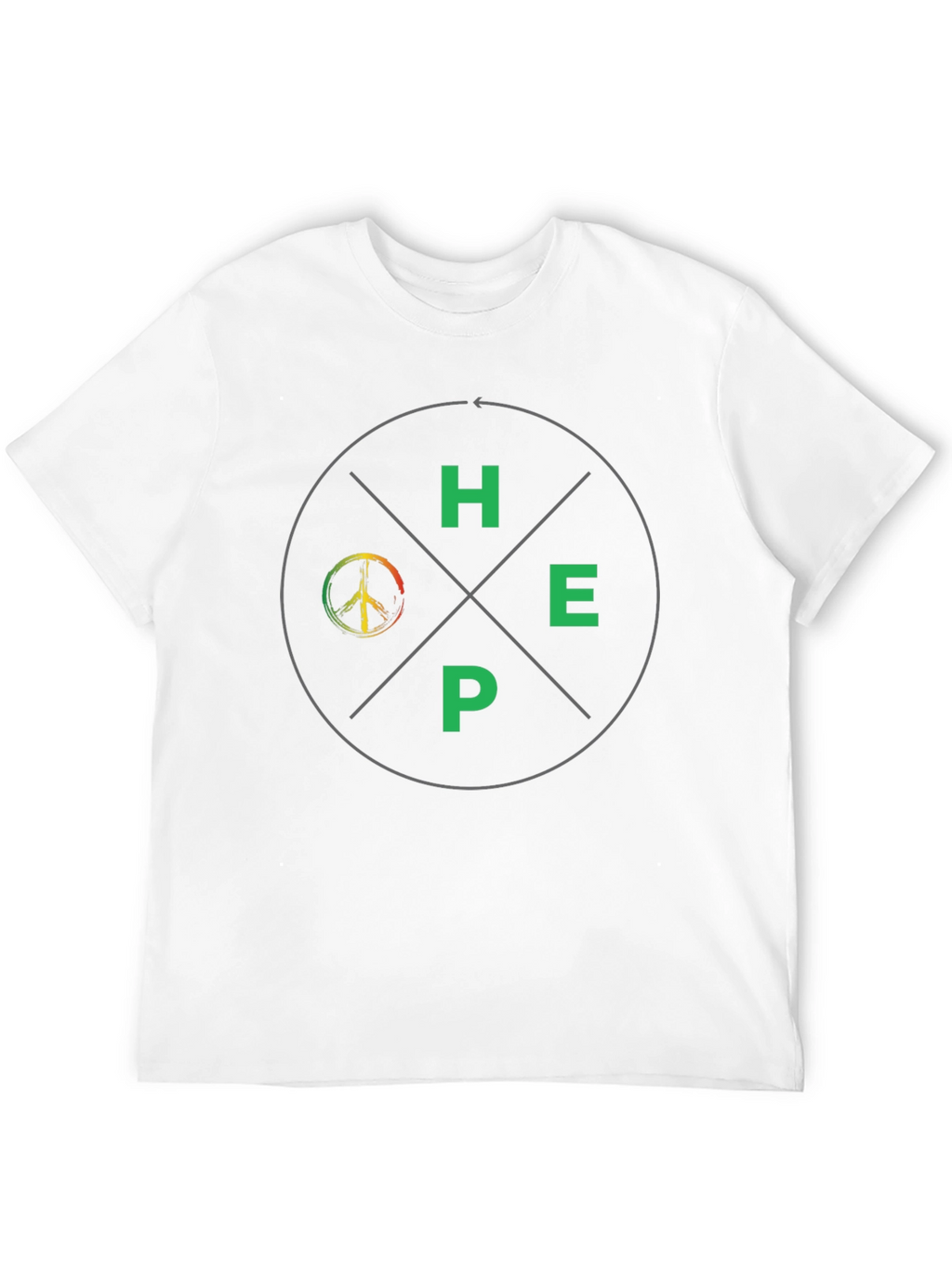 HOPE Peace Sign Graphic T-Shirt