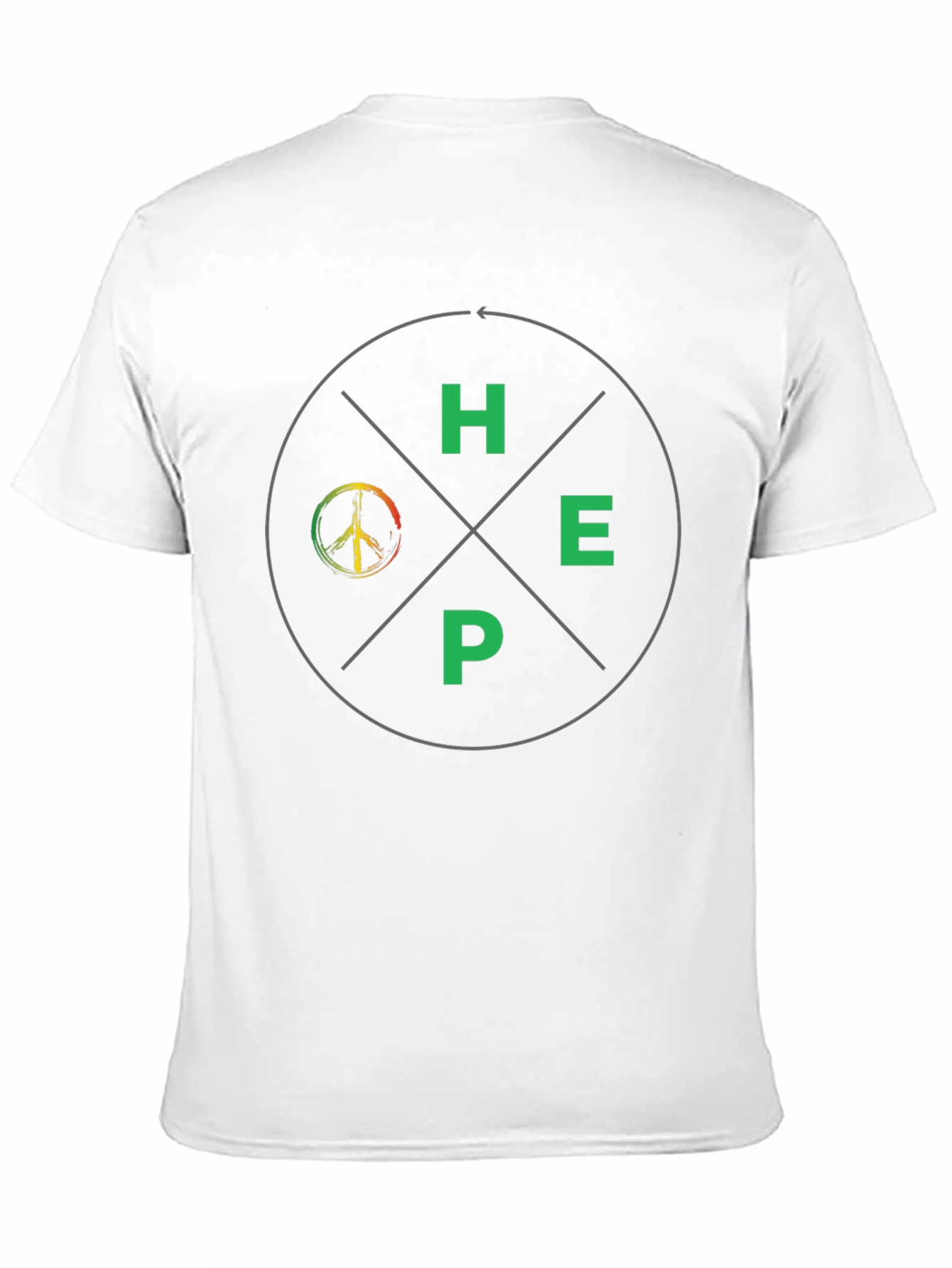 HOPE Peace Sign Graphic T-Shirt