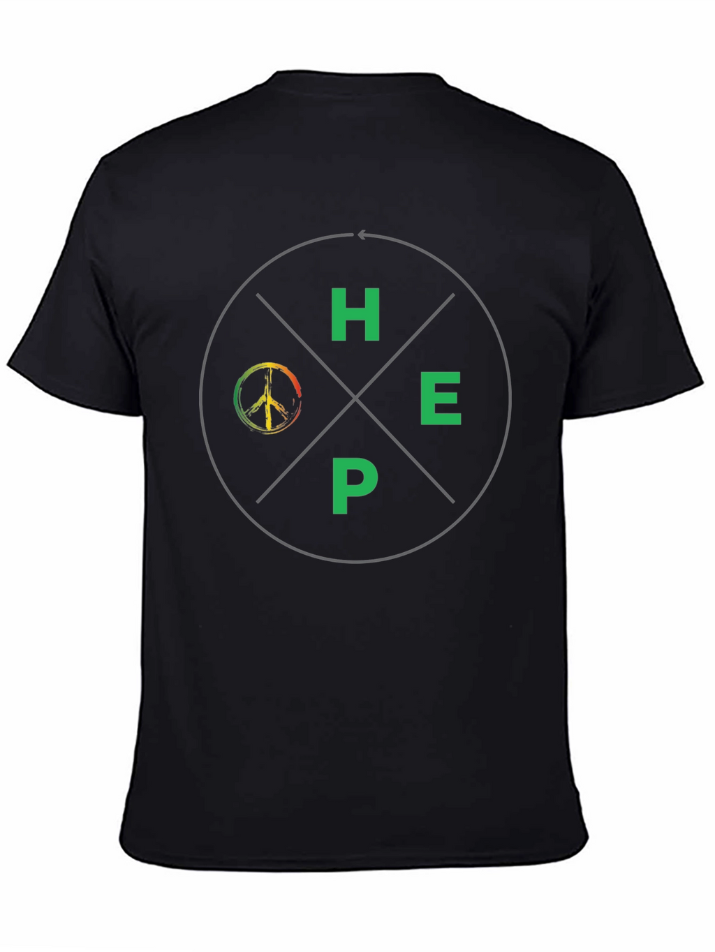 HOPE Peace Sign Graphic T-Shirt