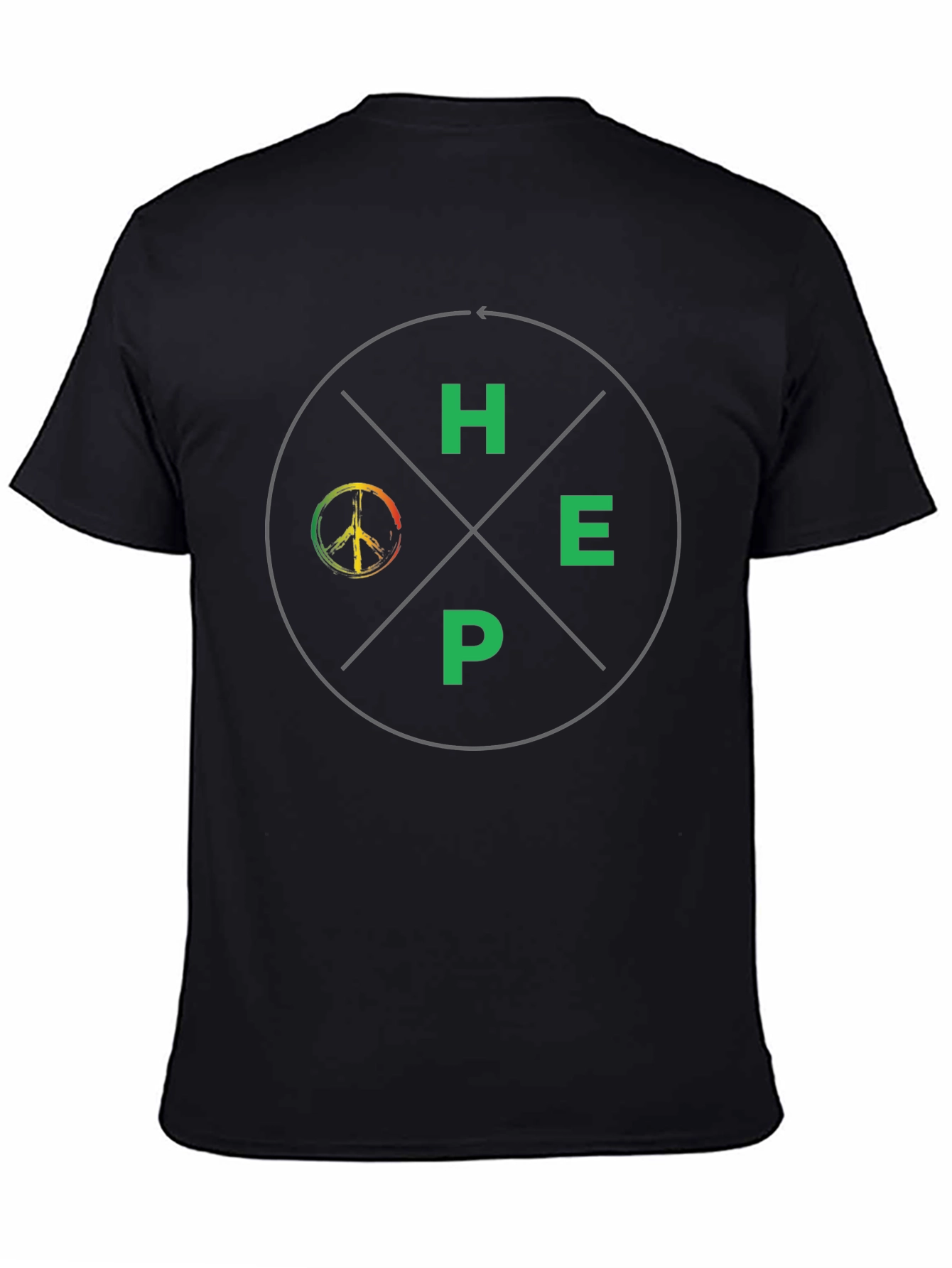 HOPE Peace Sign Graphic T-Shirt