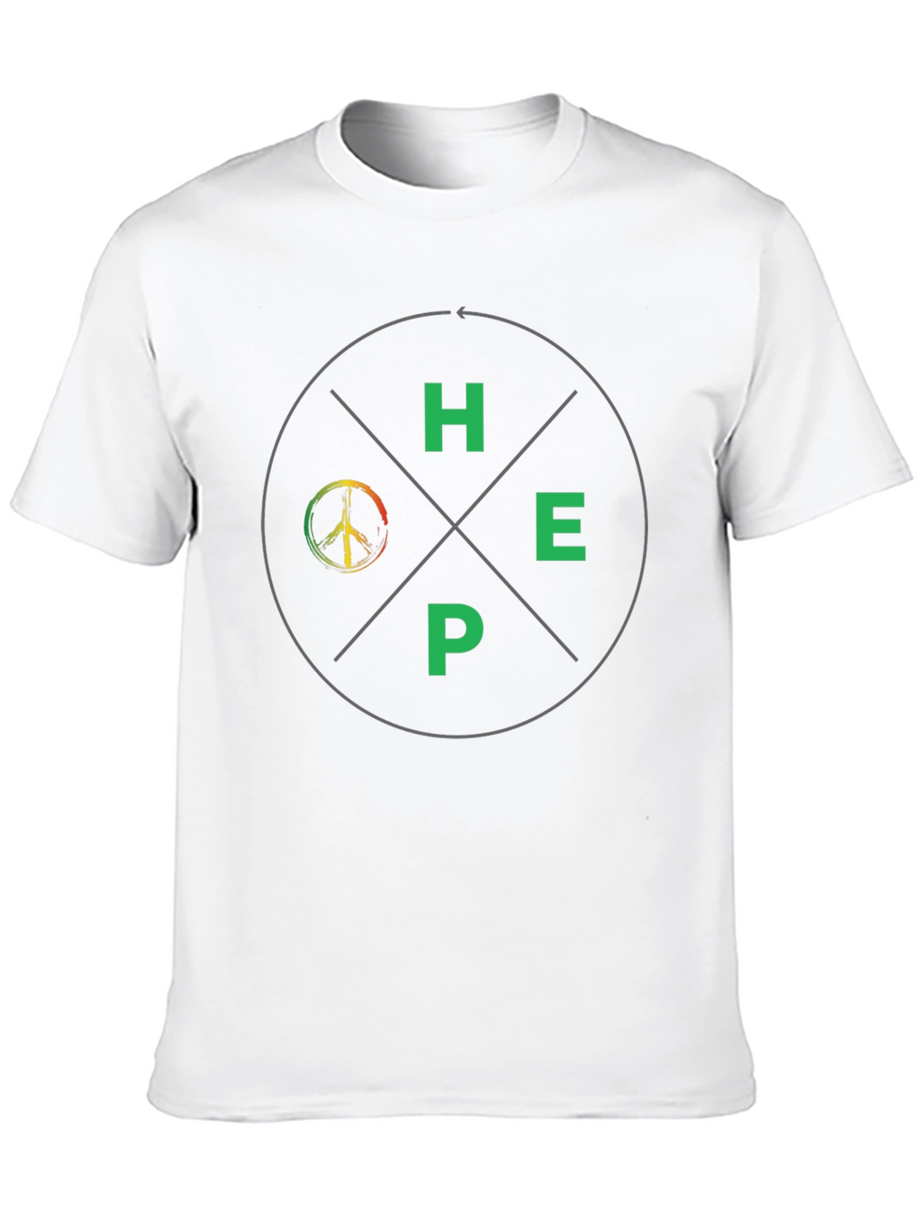 HOPE Peace Sign Graphic T-Shirt