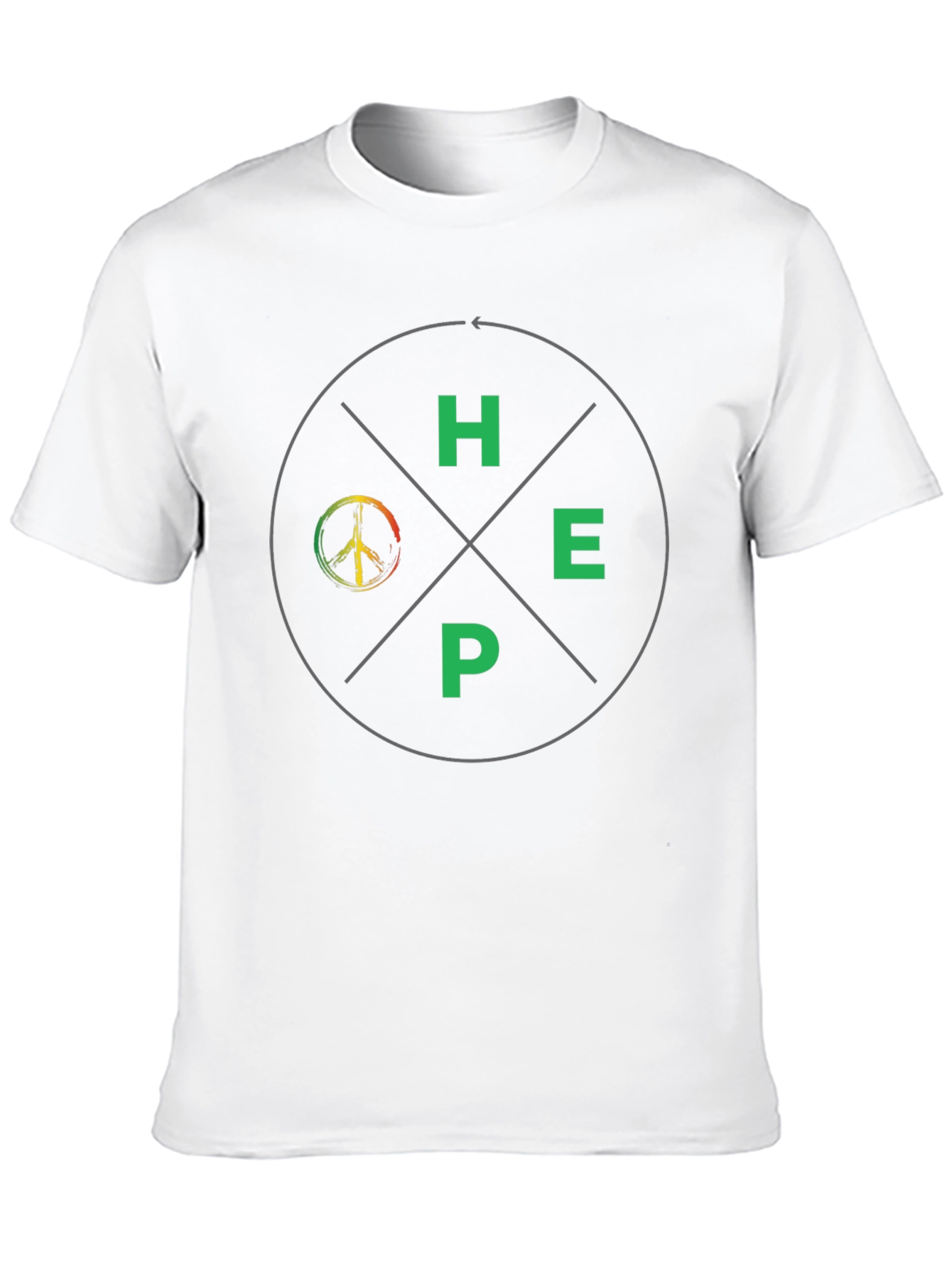 HOPE Peace Sign Graphic T-Shirt