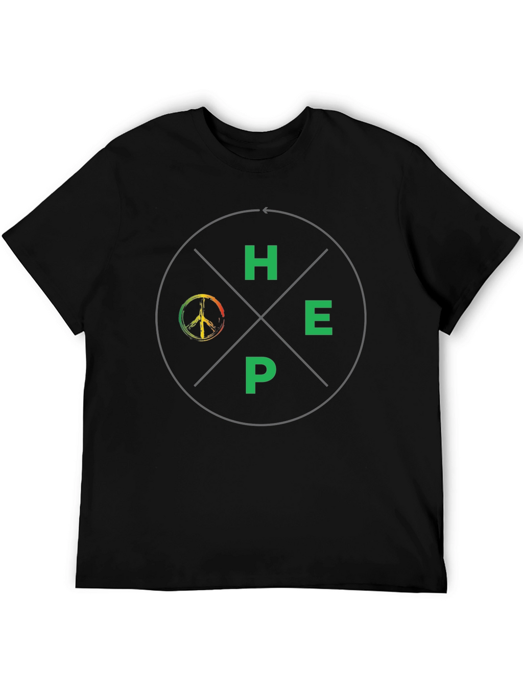 HOPE Peace Sign Graphic T-Shirt