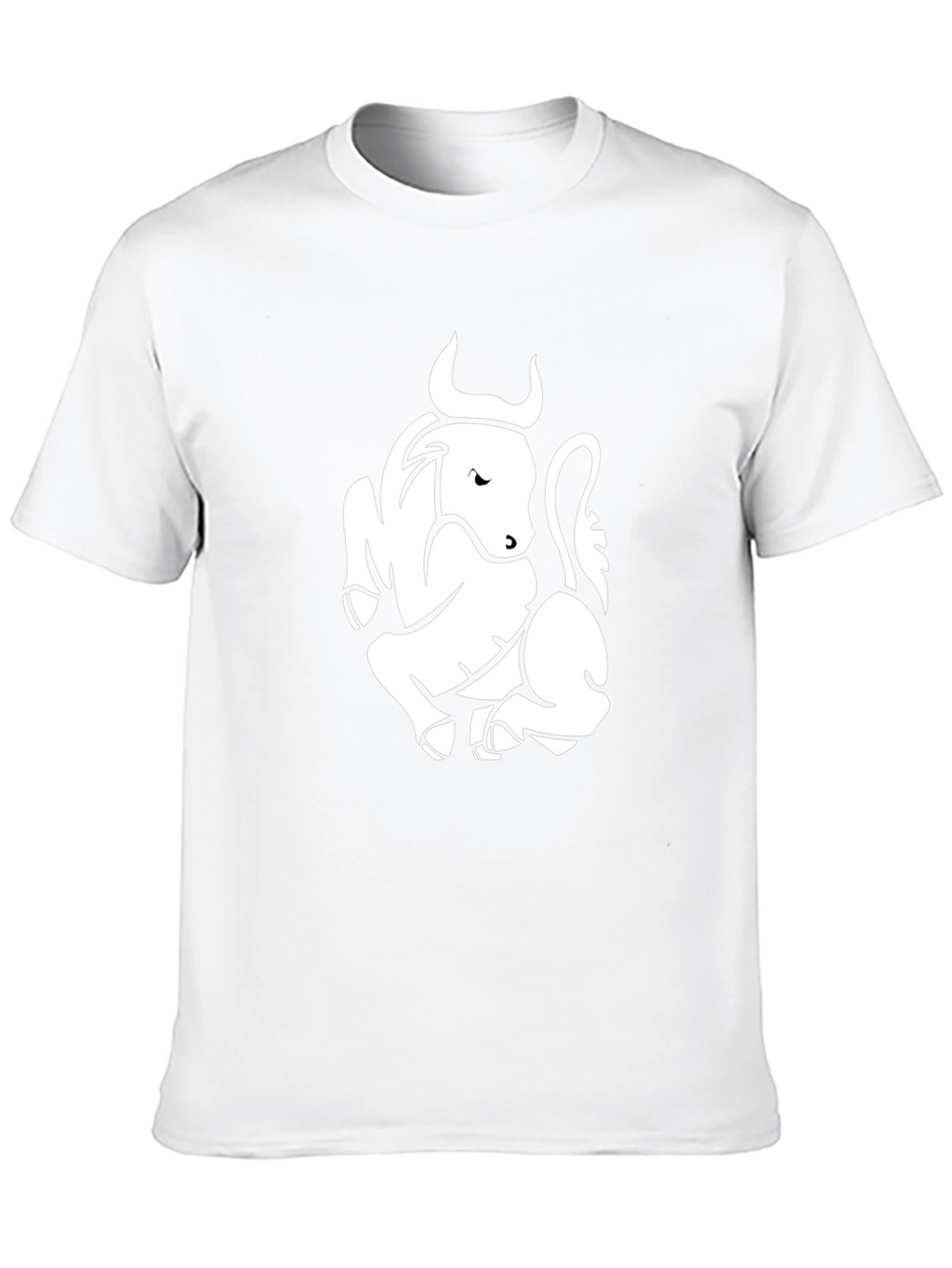 Black Taurus Graphic Tee - Zodiac Sign Shirt