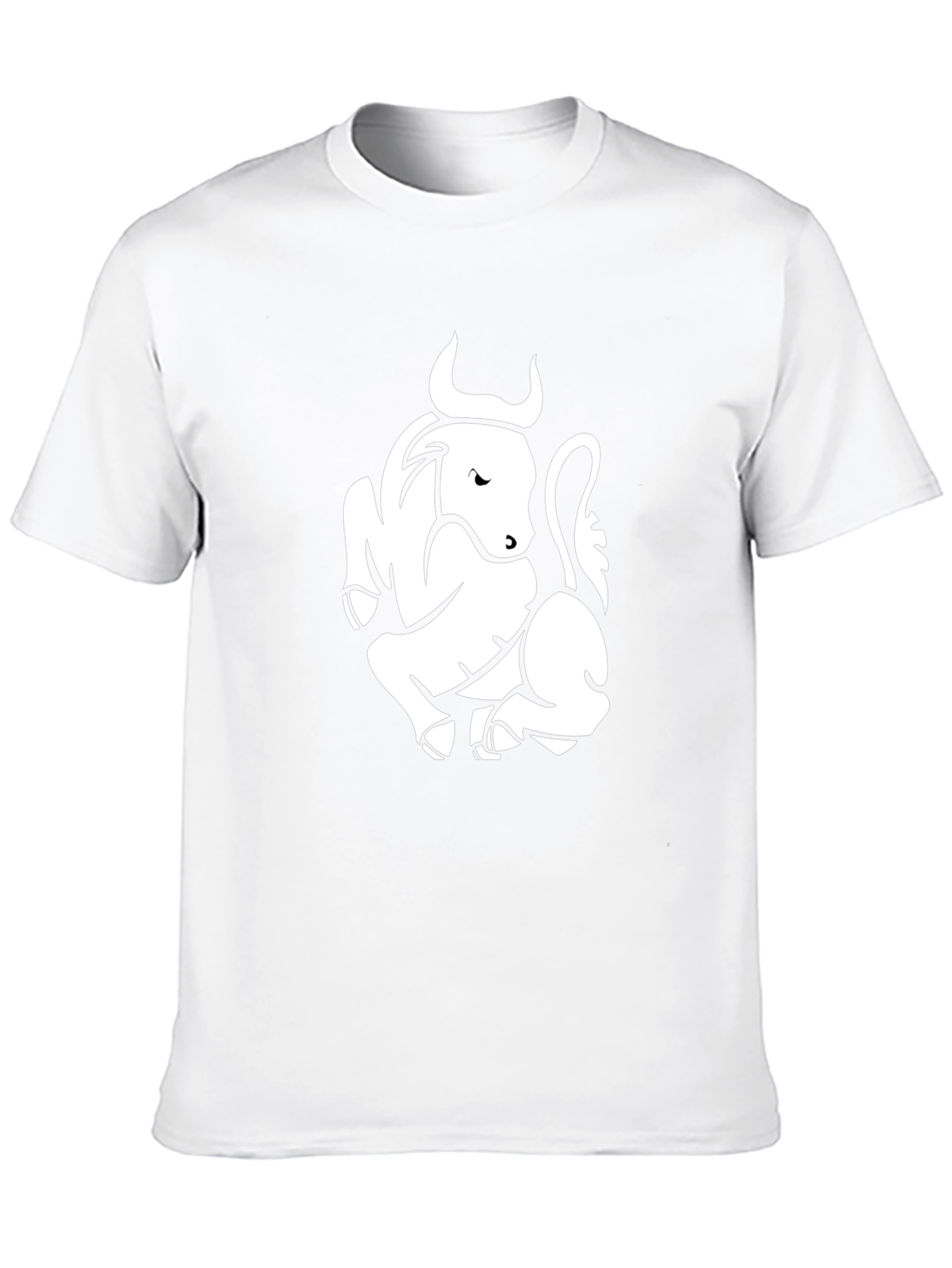 Black Taurus Graphic Tee - Zodiac Sign Shirt