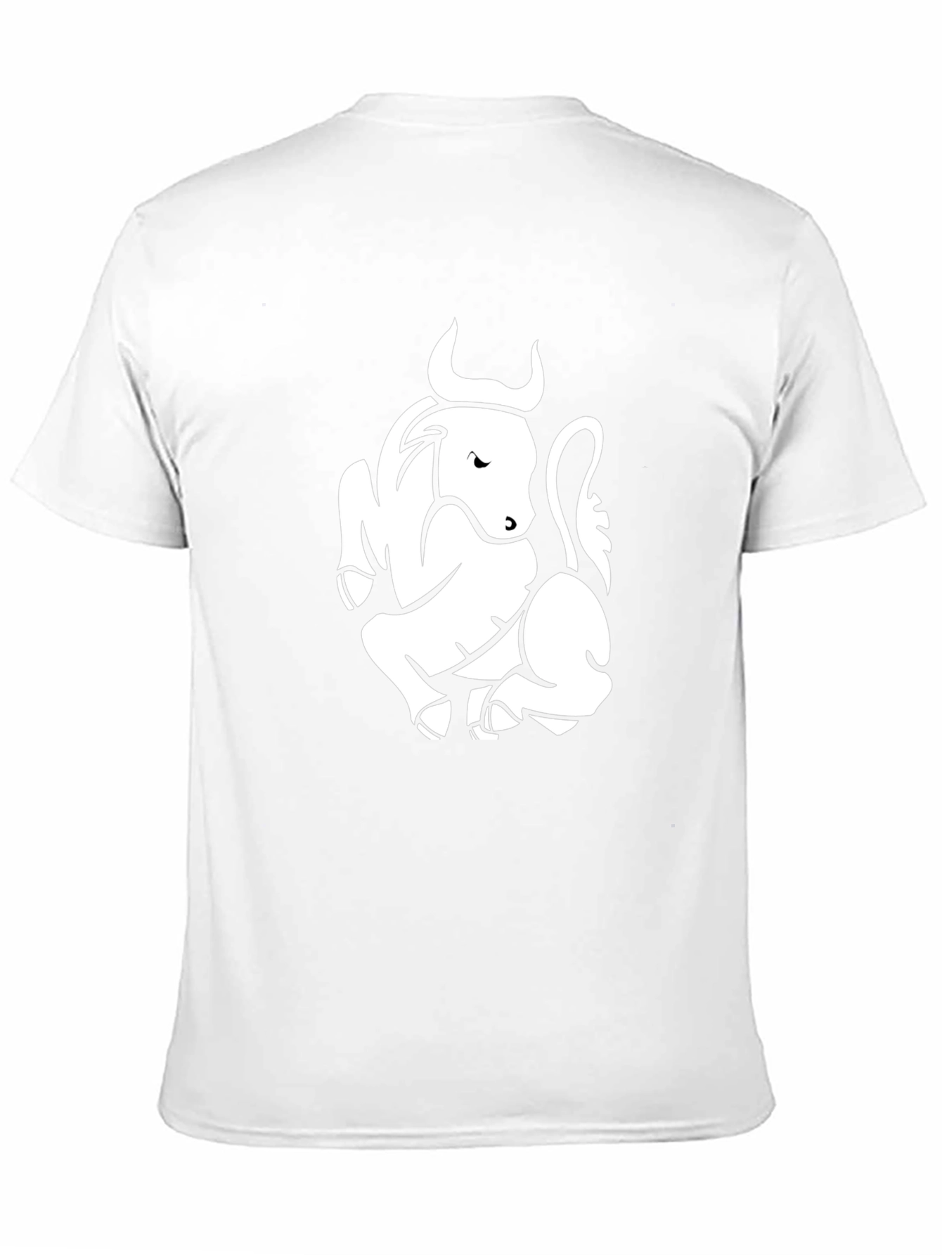 Black Taurus Graphic Tee - Zodiac Sign Shirt