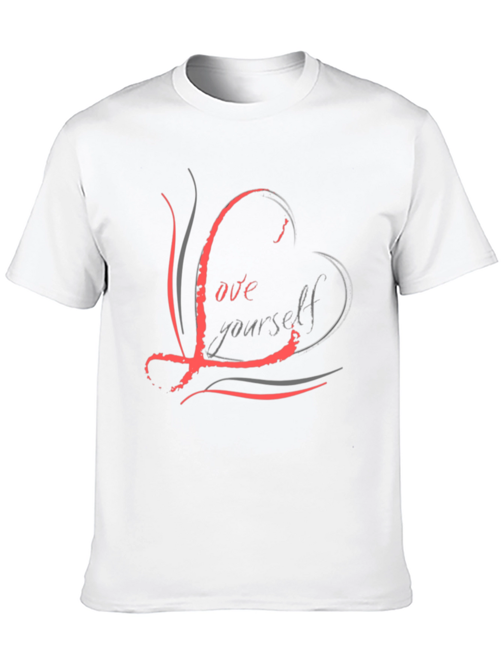 Love Yourself Graphic Black T-Shirt