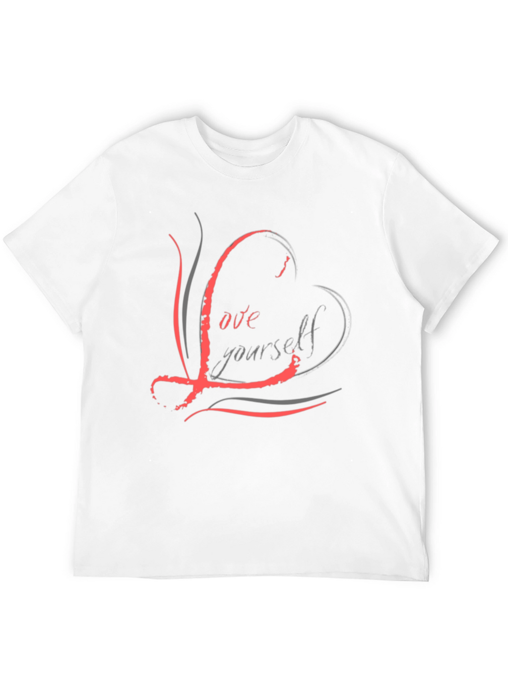 Love Yourself Graphic Black T-Shirt
