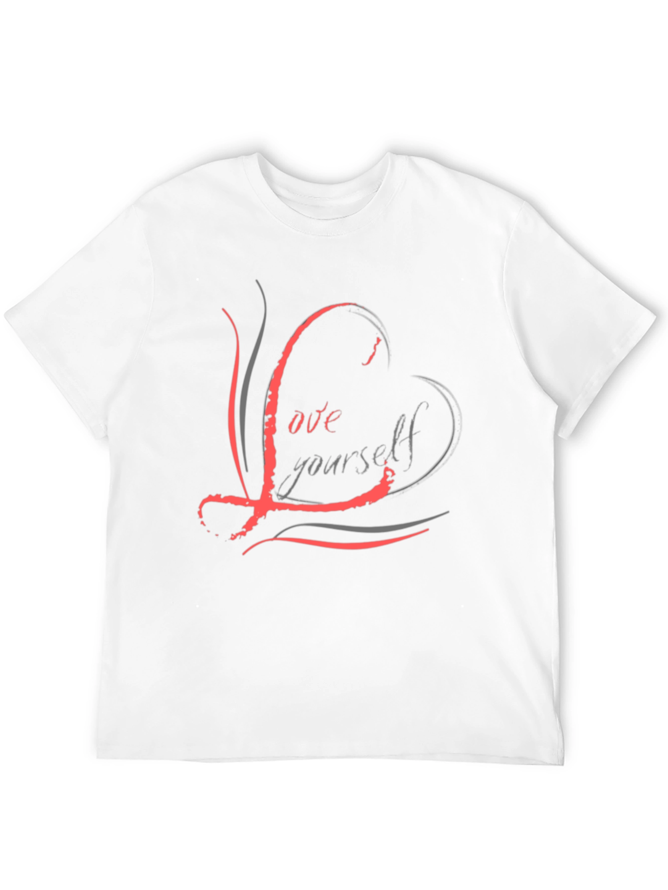 Love Yourself Graphic Black T-Shirt