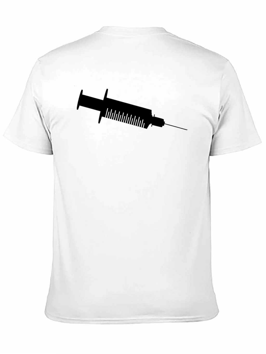 Syringe Graphic Tee - Edgy Black T-Shirt