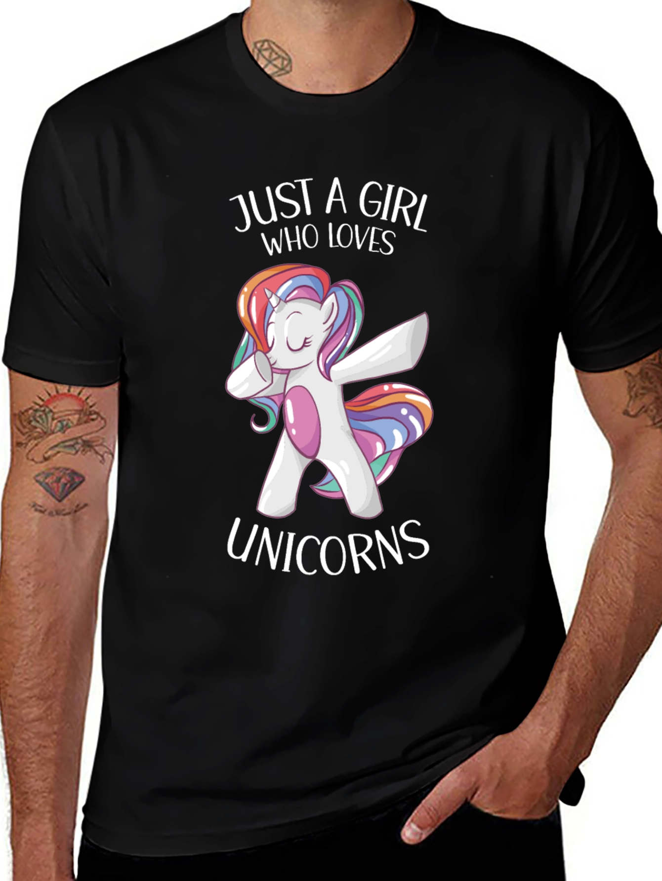 Just a Girl Who Loves Unicorns T-Shirt