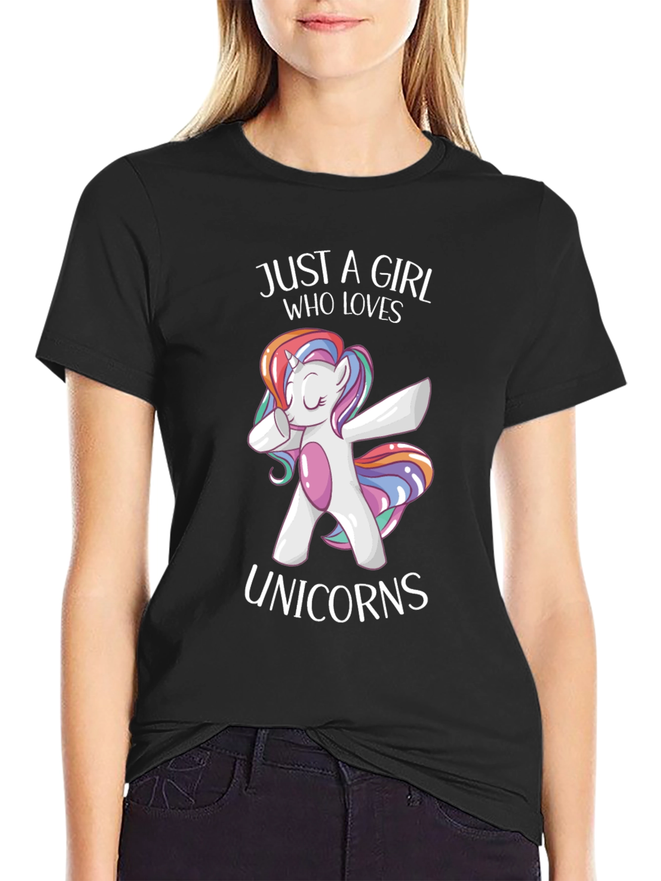 Just a Girl Who Loves Unicorns T-Shirt