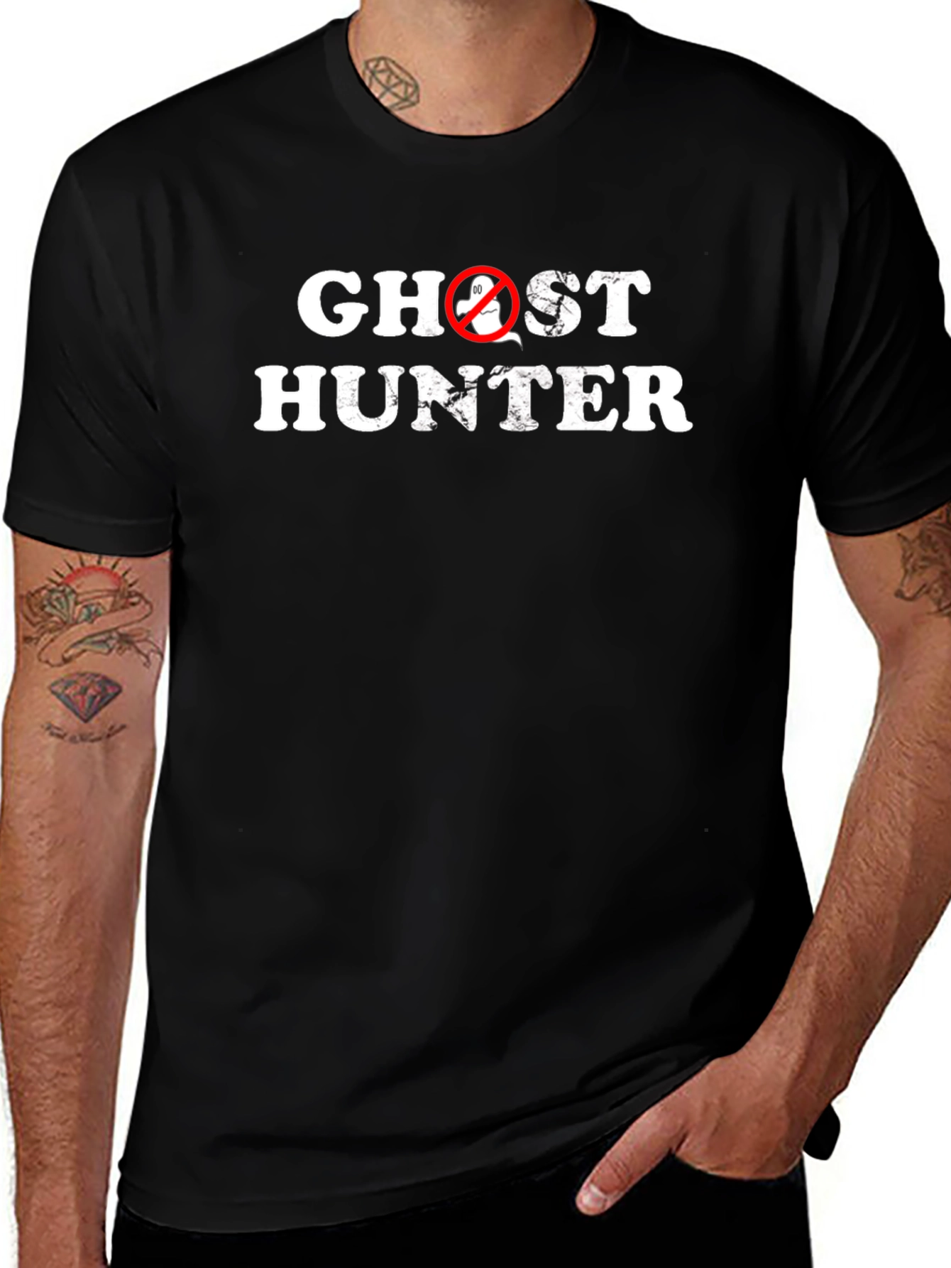 Ghost Hunter Graphic Tee - Paranormal Investigation Shirt